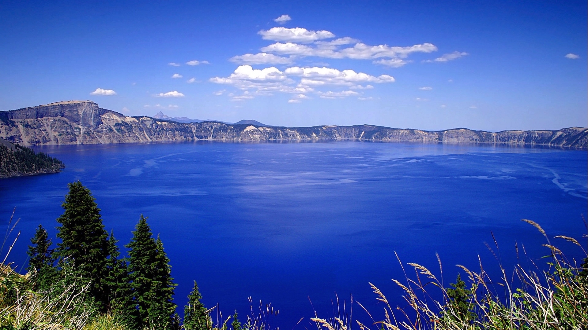 PCデスクトップに山脈, 雲, 湖, 風景画像を無料でダウンロード