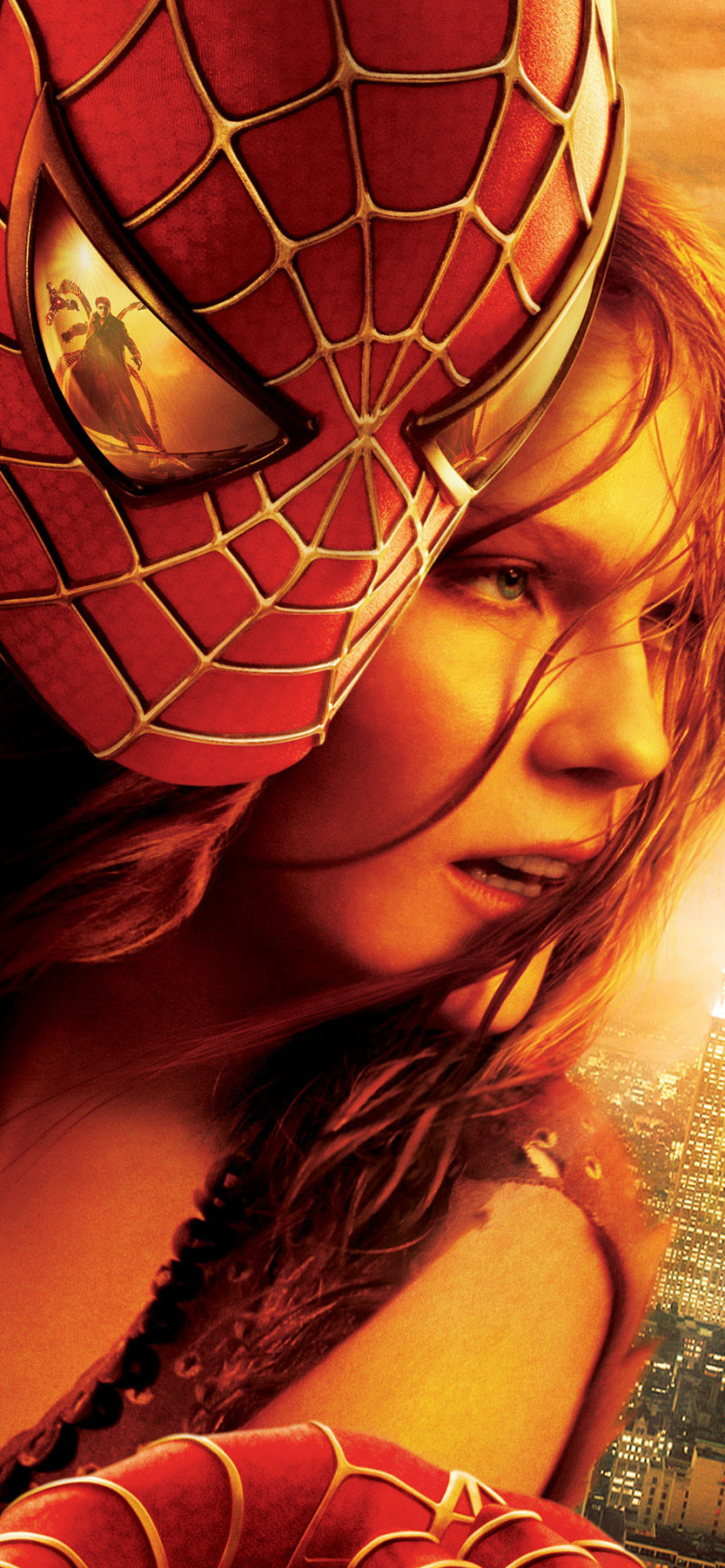 Download mobile wallpaper Spider Man, Movie, Kirsten Dunst, Spider Man 2 for free.