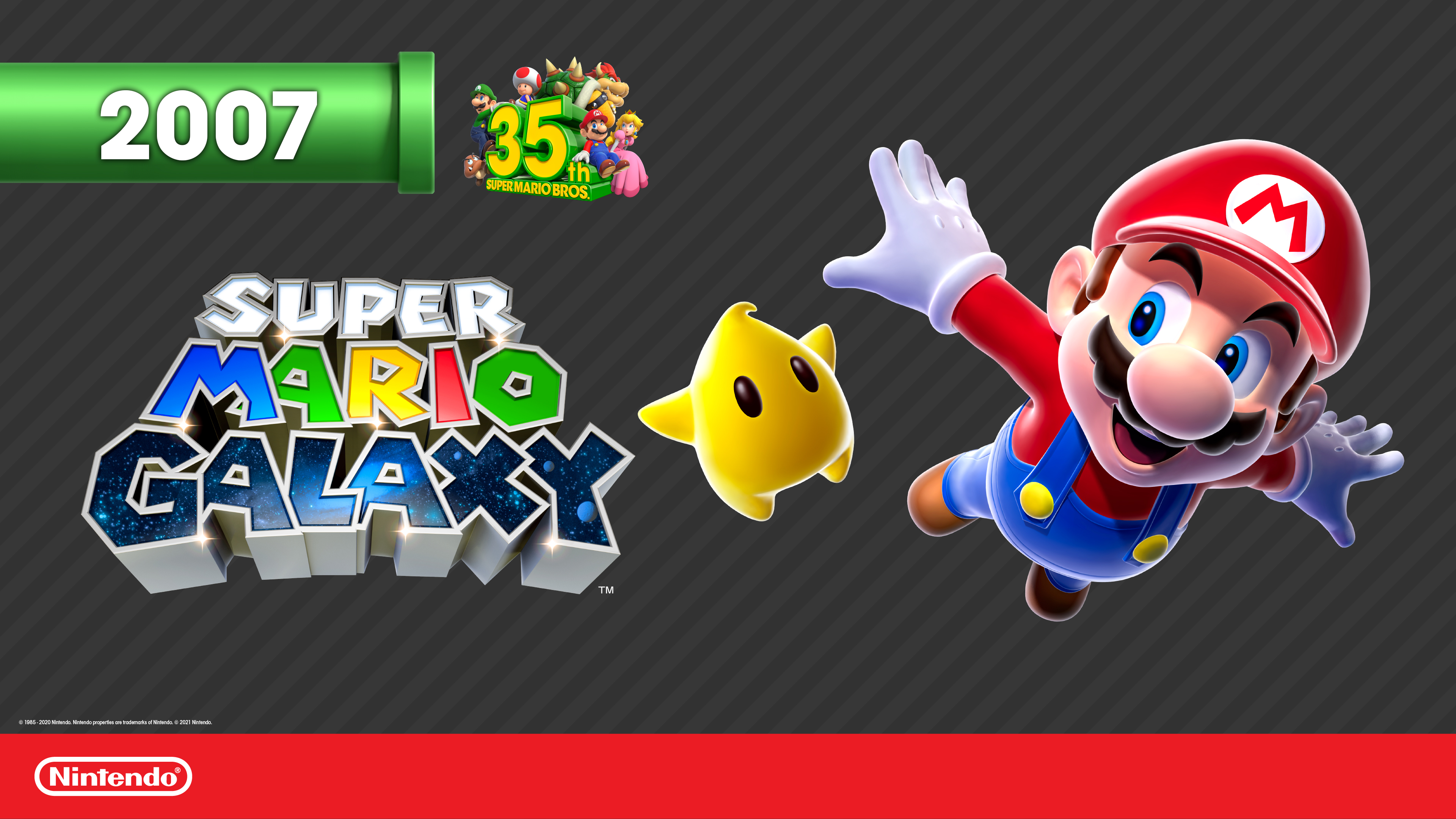 Download mobile wallpaper Mario, Video Game, Super Mario Galaxy, Luma (Mario) for free.