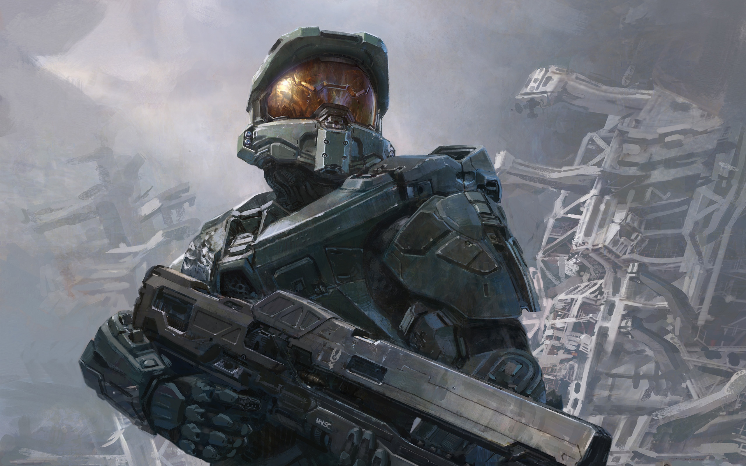 Laden Sie das Heiligenschein, Computerspiele, Master Chief, Halo 4-Bild kostenlos auf Ihren PC-Desktop herunter