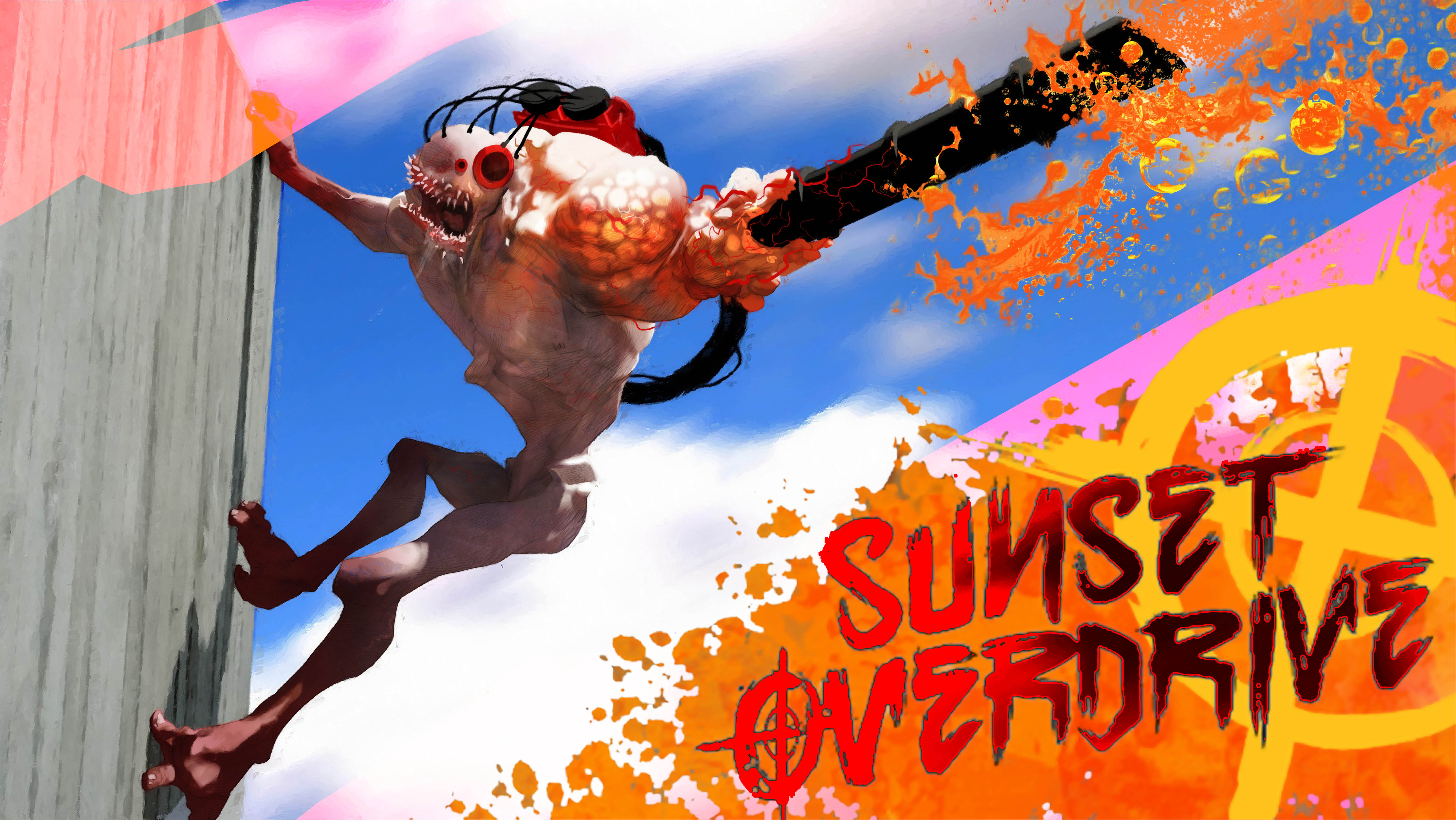 video game, sunset overdrive