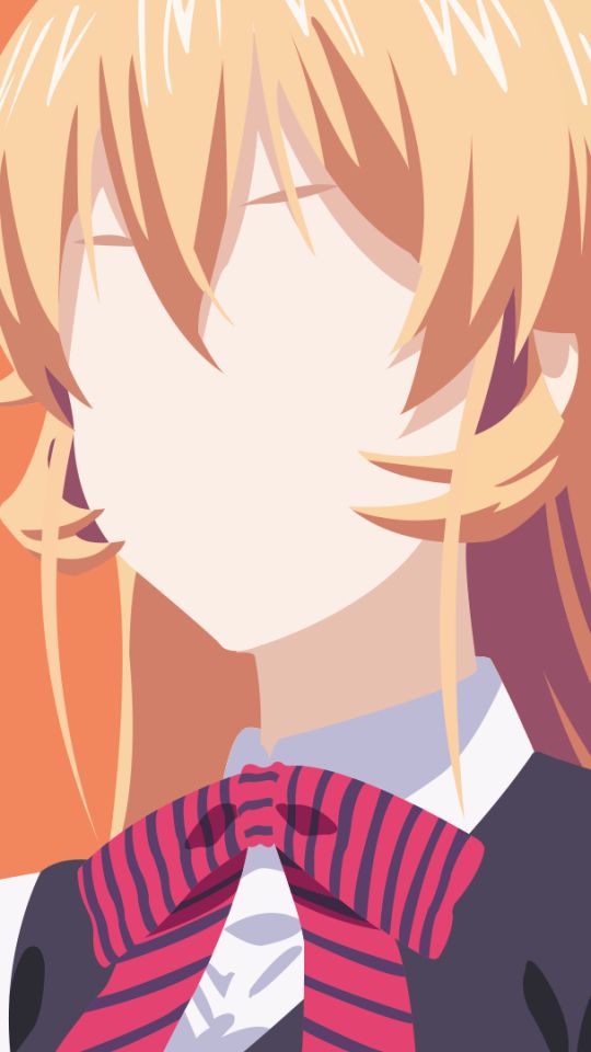 Handy-Wallpaper Minimalistisch, Animes, Shokugeki No Soma, Erina Nakiri, Essenskriege: Shokugeki No Soma kostenlos herunterladen.