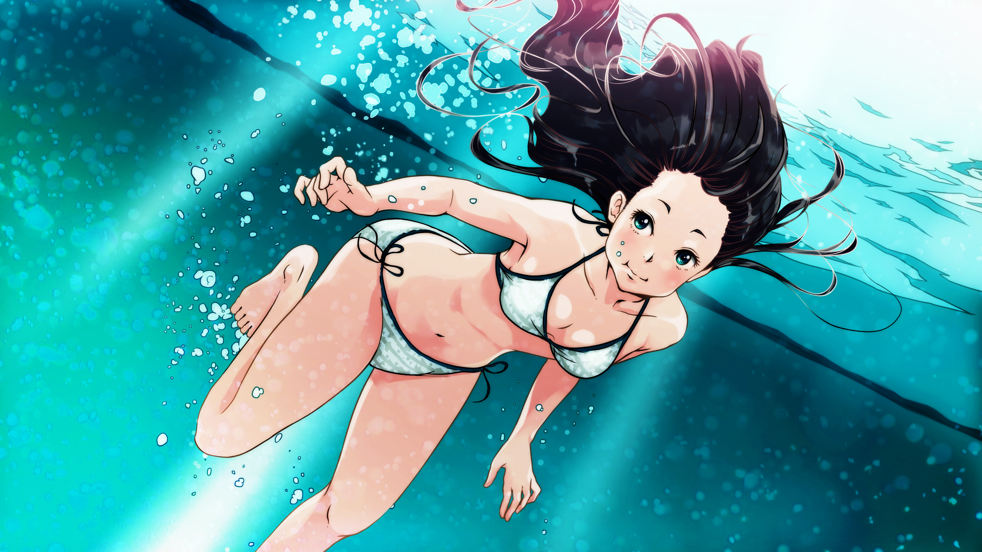 Baixar papel de parede para celular de Anime, Embaixo Da Agua gratuito.