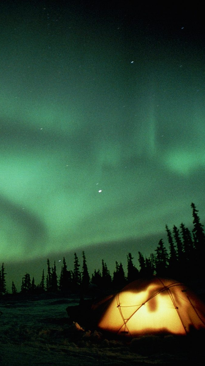 Baixar papel de parede para celular de Céu, Noite, Escuro, Escuridão, Aurora Boreal, Terra/natureza gratuito.