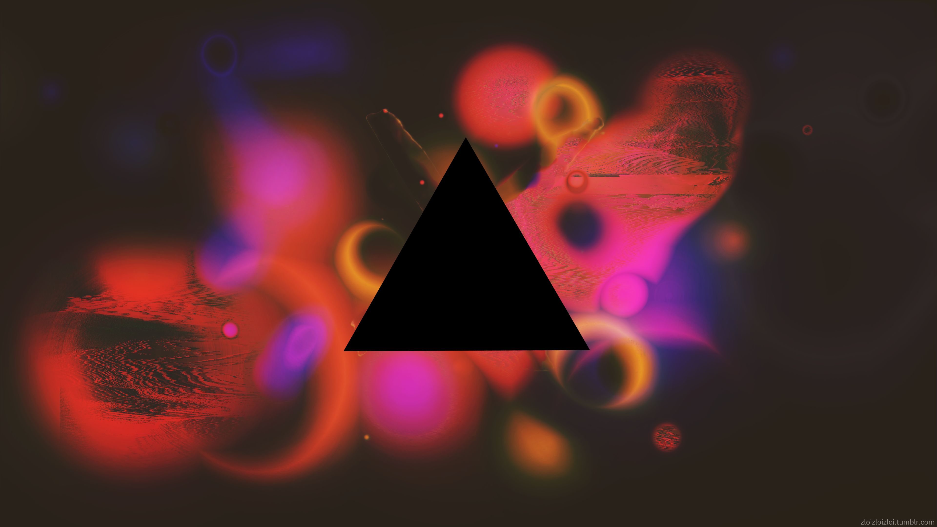 Téléchargez gratuitement l'image Abstrait, Espace, Triangle, Géométrie, Art Glitch sur le bureau de votre PC