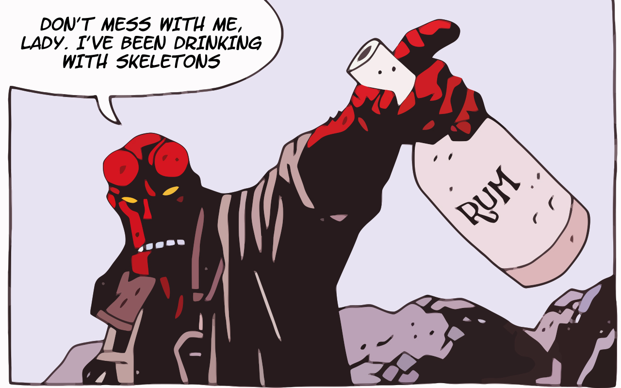 Téléchargez des papiers peints mobile Hellboy, Bande Dessinées gratuitement.