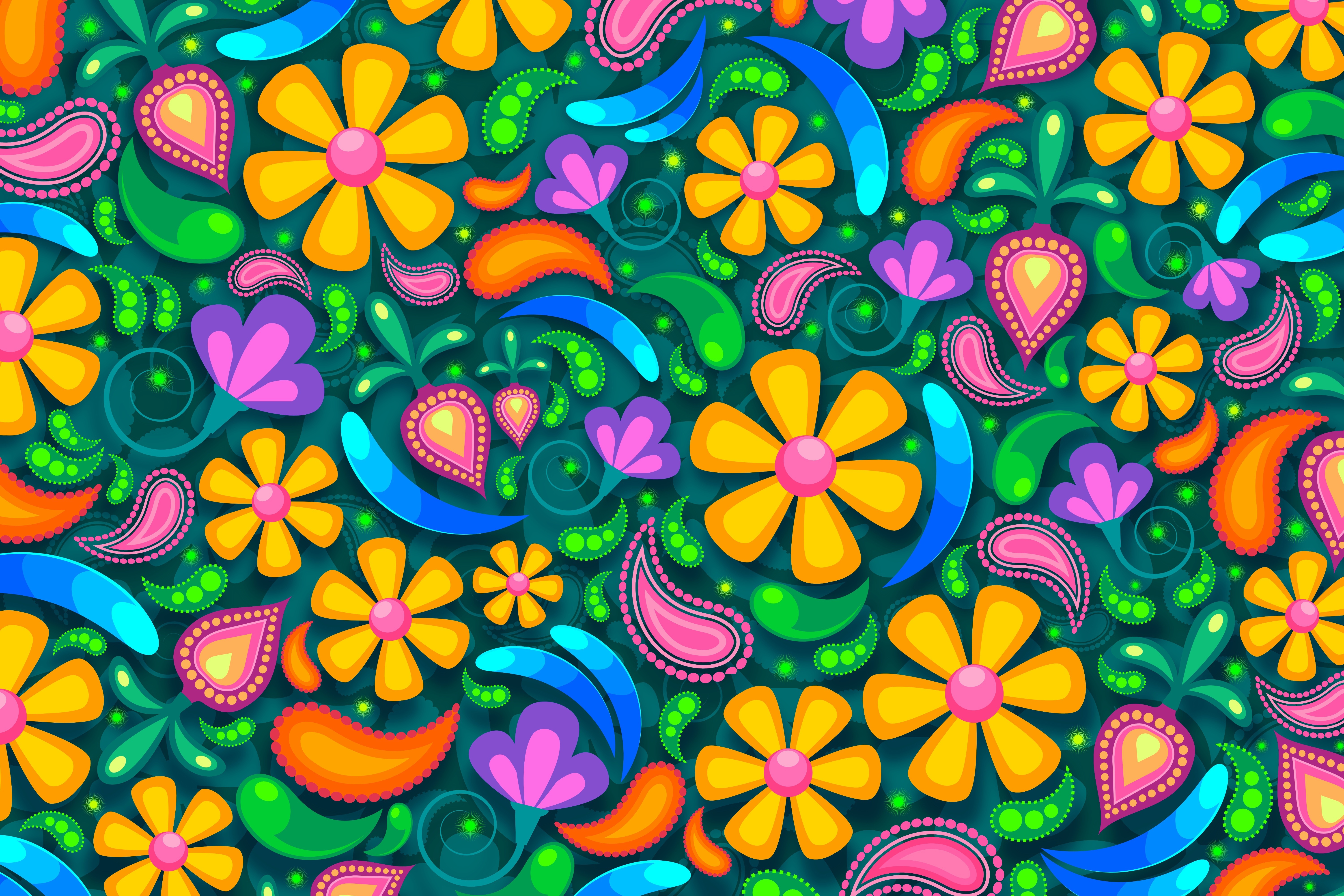 Free download wallpaper Flowers, Flower, Colors, Colorful, Artistic on your PC desktop