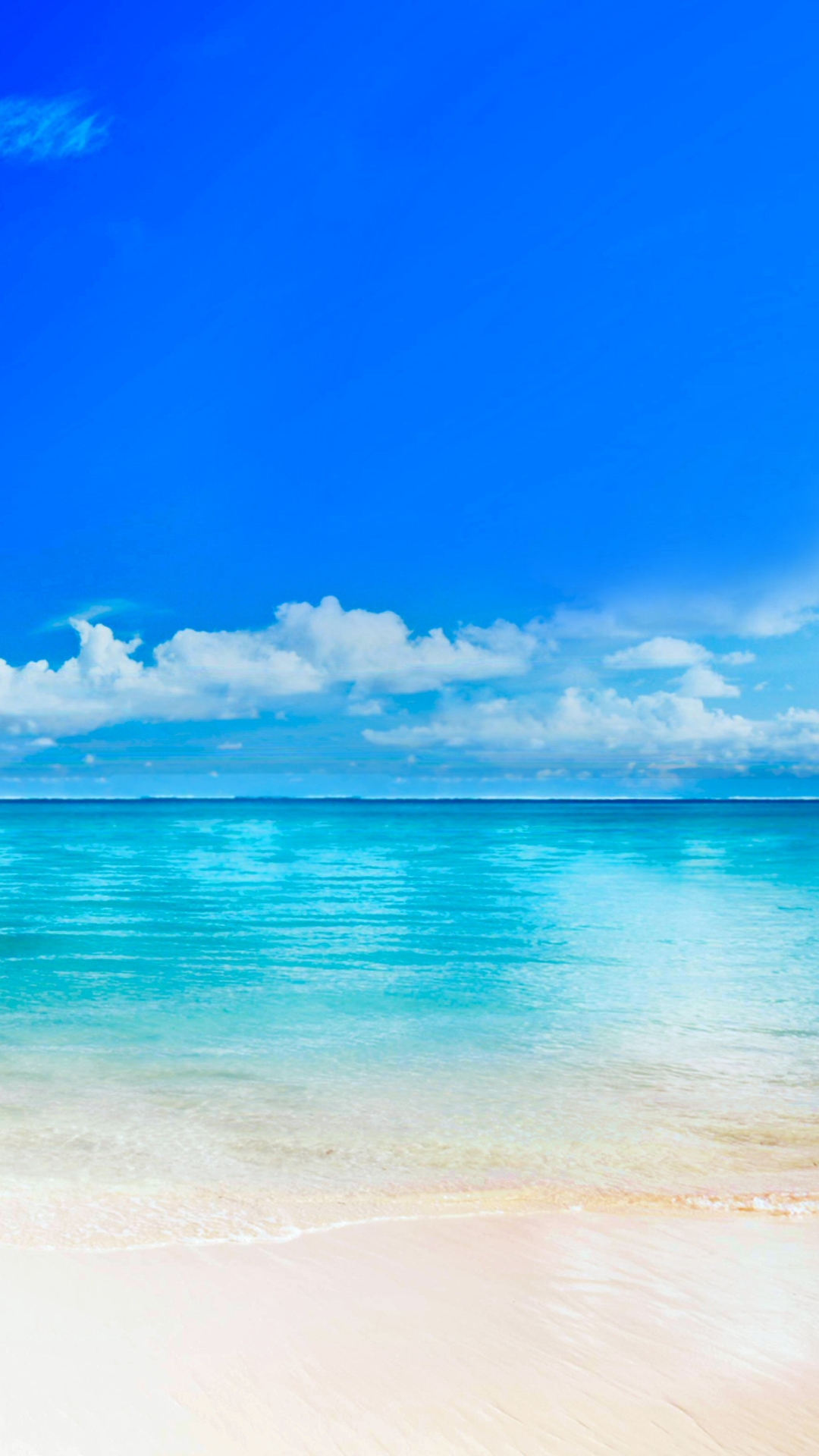 Download mobile wallpaper Nature, Sky, Beach, Summer, Horizon, Ocean, Earth, Cloud for free.