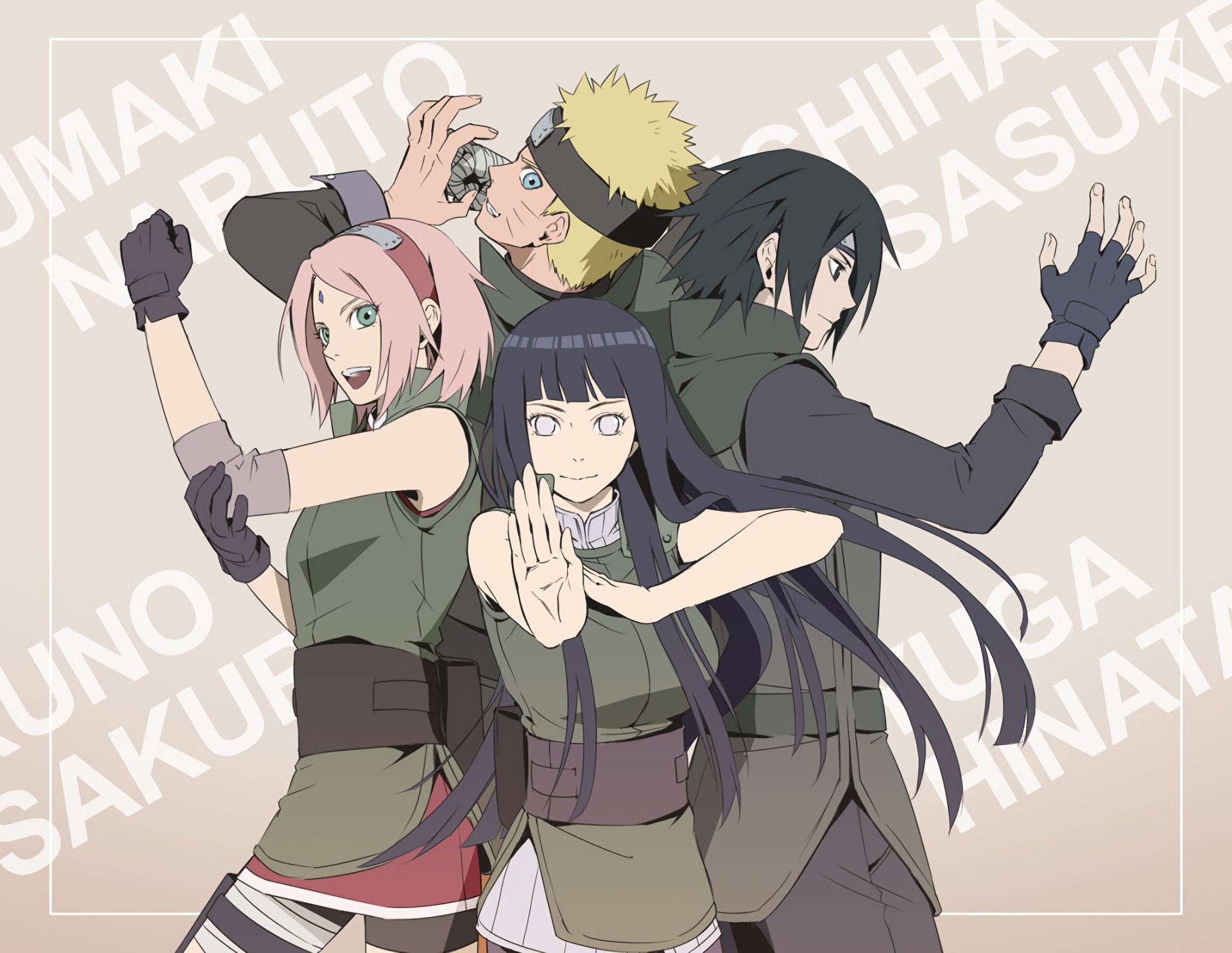 Baixar papel de parede para celular de Anime, Naruto, Sasuke Uchiha, Hinata Hyuuga, Sakura Haruno, Naruto Uzumaki gratuito.