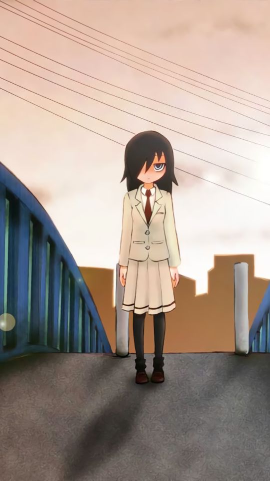 Descarga gratuita de fondo de pantalla para móvil de Animado, Tomoko Kuroki, Watamote.