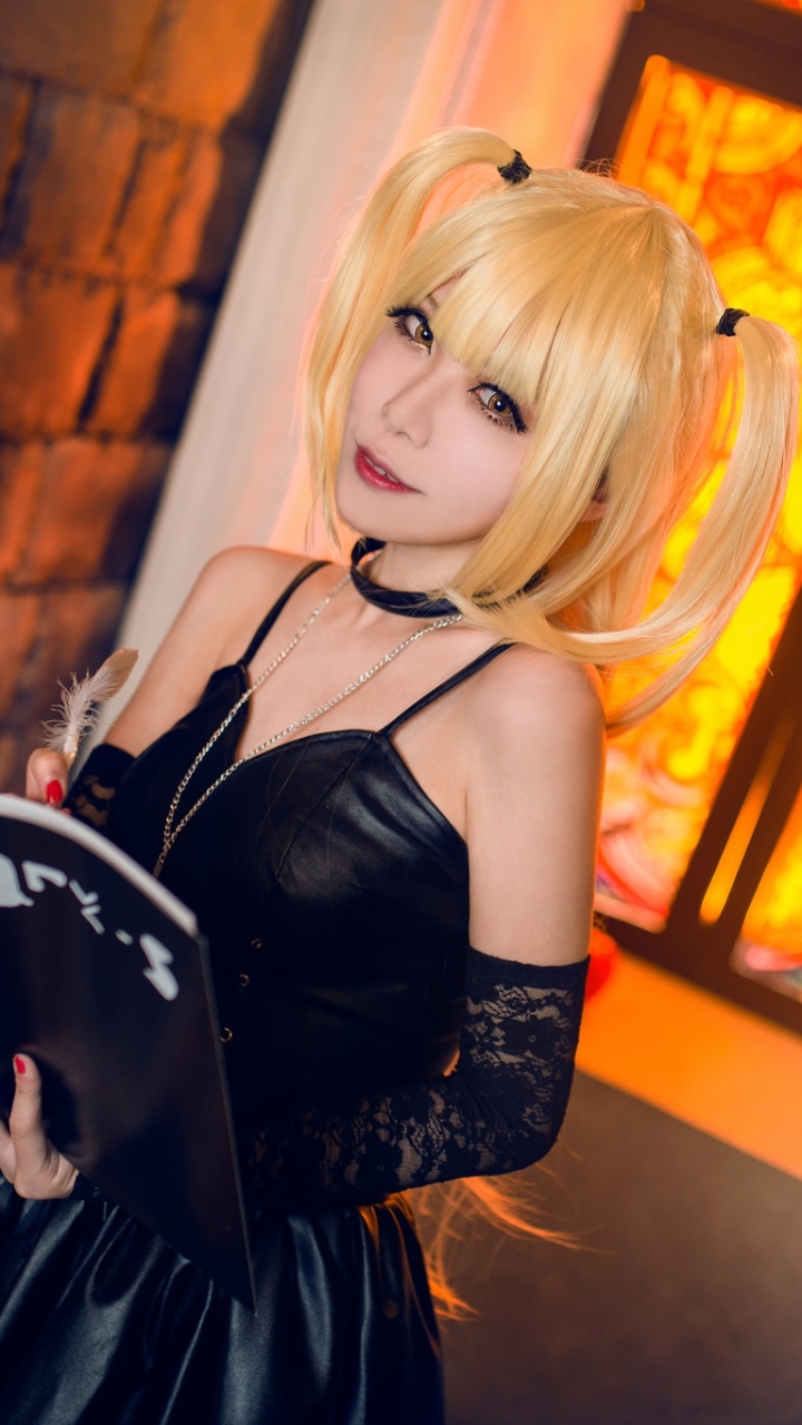 Download mobile wallpaper Death Note, Blonde, Model, Women, Asian, Cosplay for free.