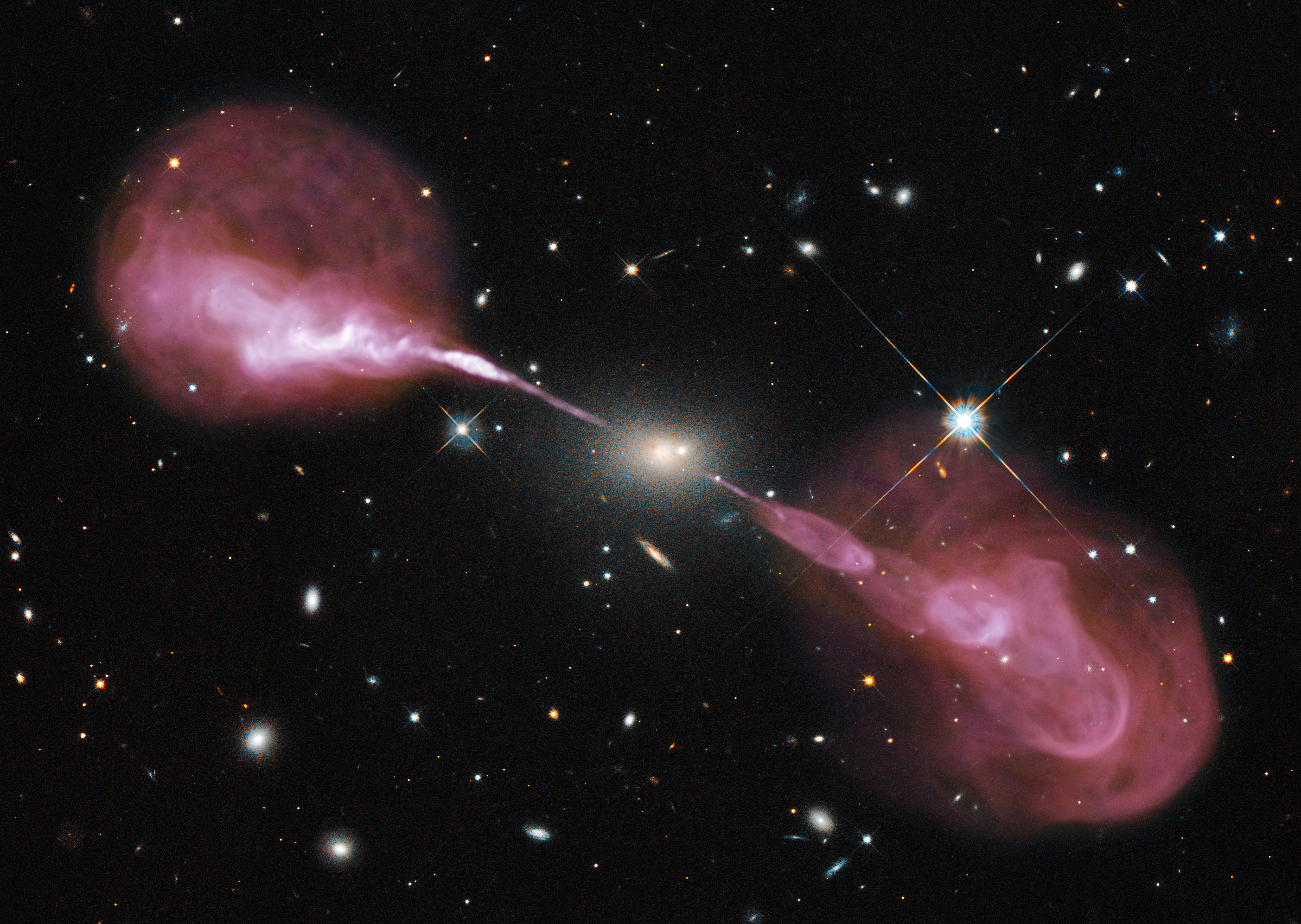 1523353 скачать обои галактика, чёрная дыра, хаббл, наса, научная фантастика, радио галактика - заставки и картинки бесплатно
