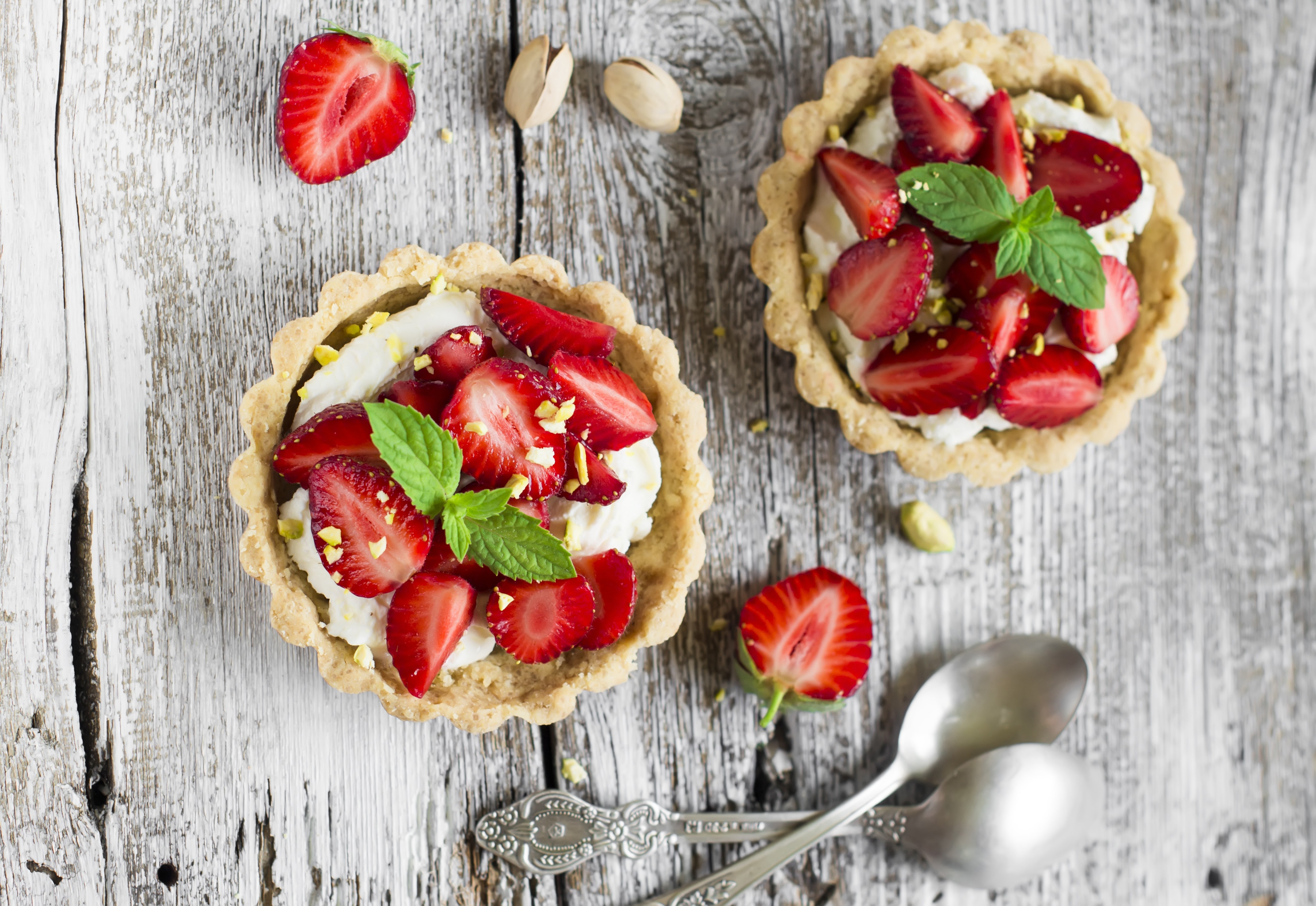 Laden Sie das Erdbeere, Dessert, Gebäck, Frucht, Nahrungsmittel, Stillleben-Bild kostenlos auf Ihren PC-Desktop herunter