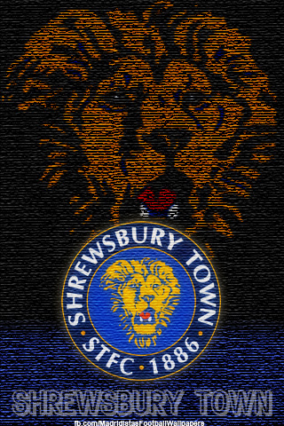 Handy-Wallpaper Sport, Fußball, Logo, Emblem, Shrewsbury Town Fc kostenlos herunterladen.