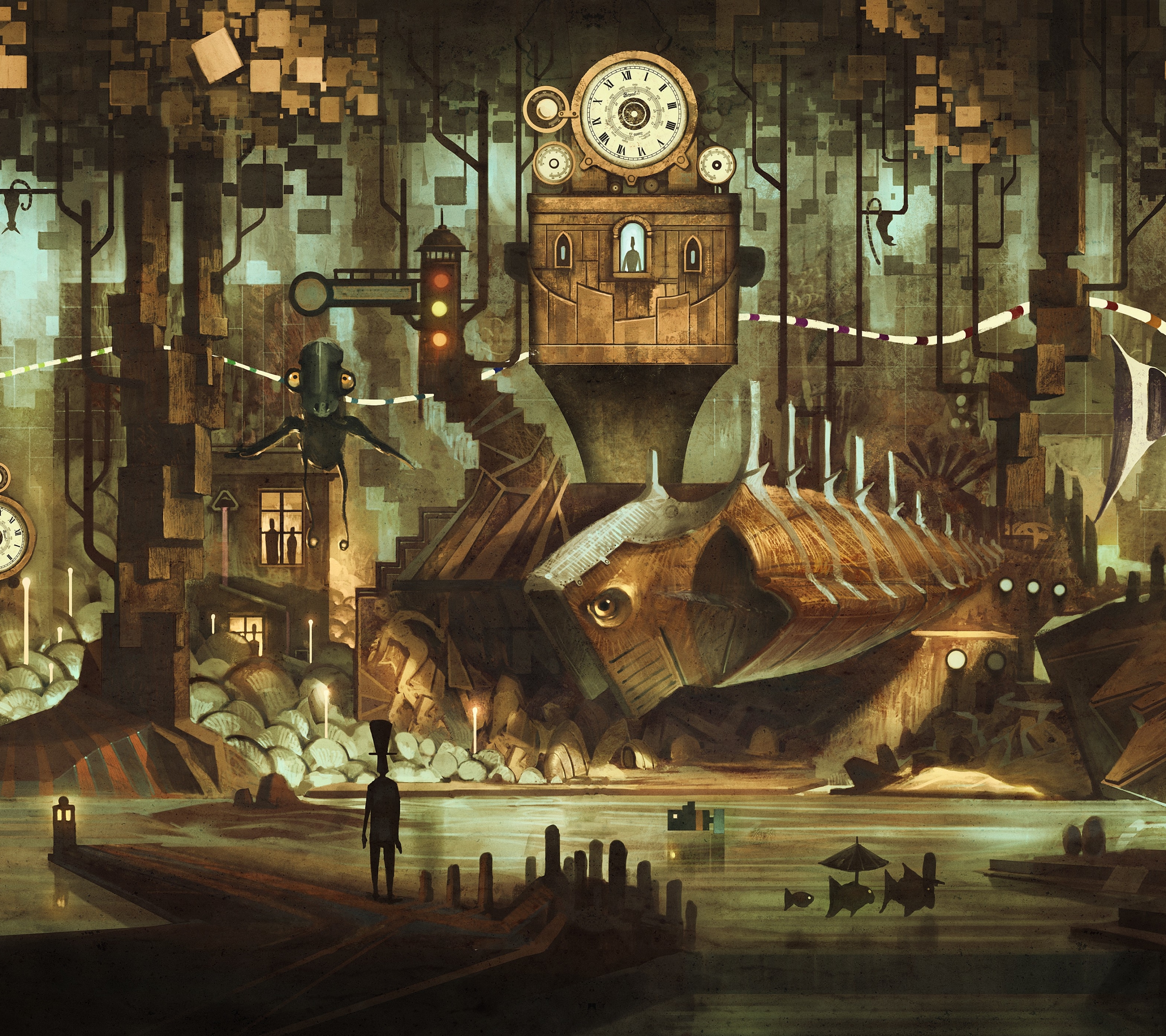 Laden Sie das Science Fiction, Steampunk-Bild kostenlos auf Ihren PC-Desktop herunter