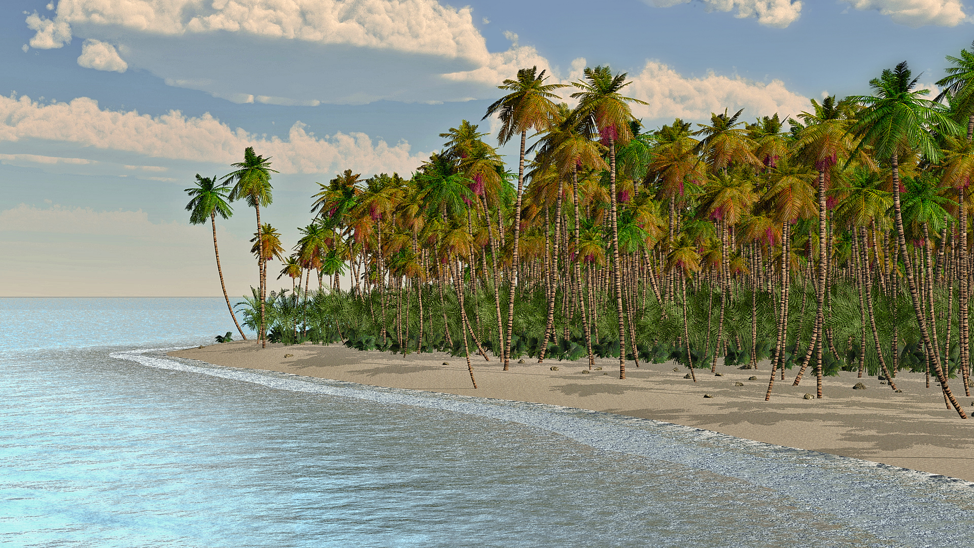 Handy-Wallpaper Ozean, Palme, Insel, Meer, Erde/natur kostenlos herunterladen.