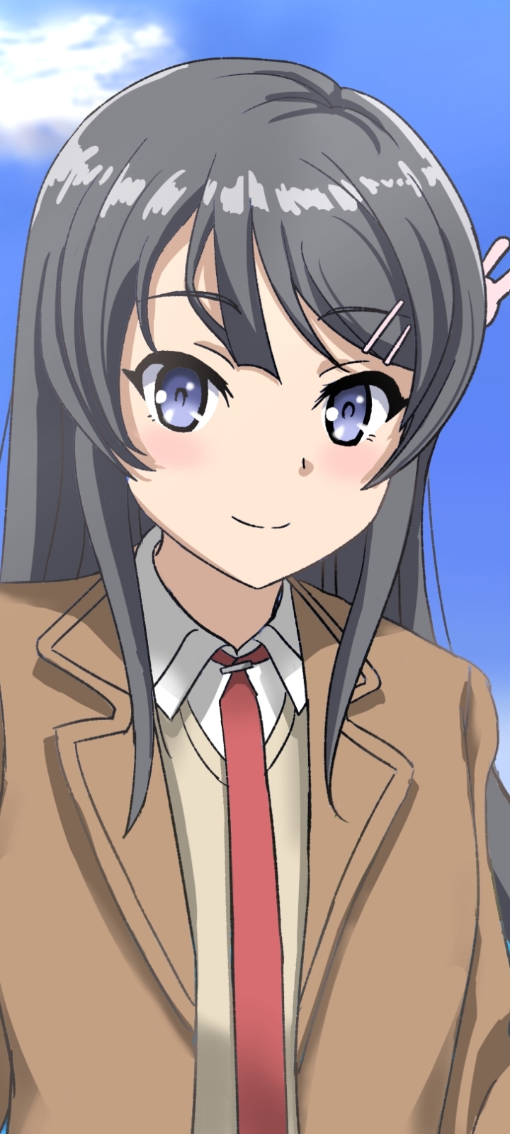 Handy-Wallpaper Animes, Mai Sakurajima, Rascal Does Not Dream Of Bunny Girl Senpai kostenlos herunterladen.