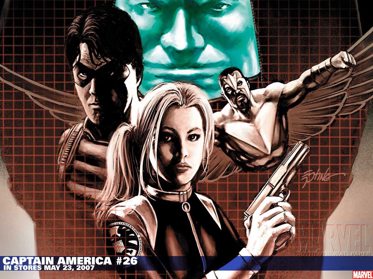 Descarga gratuita de fondo de pantalla para móvil de Historietas, Capitan América, Viuda Negra.
