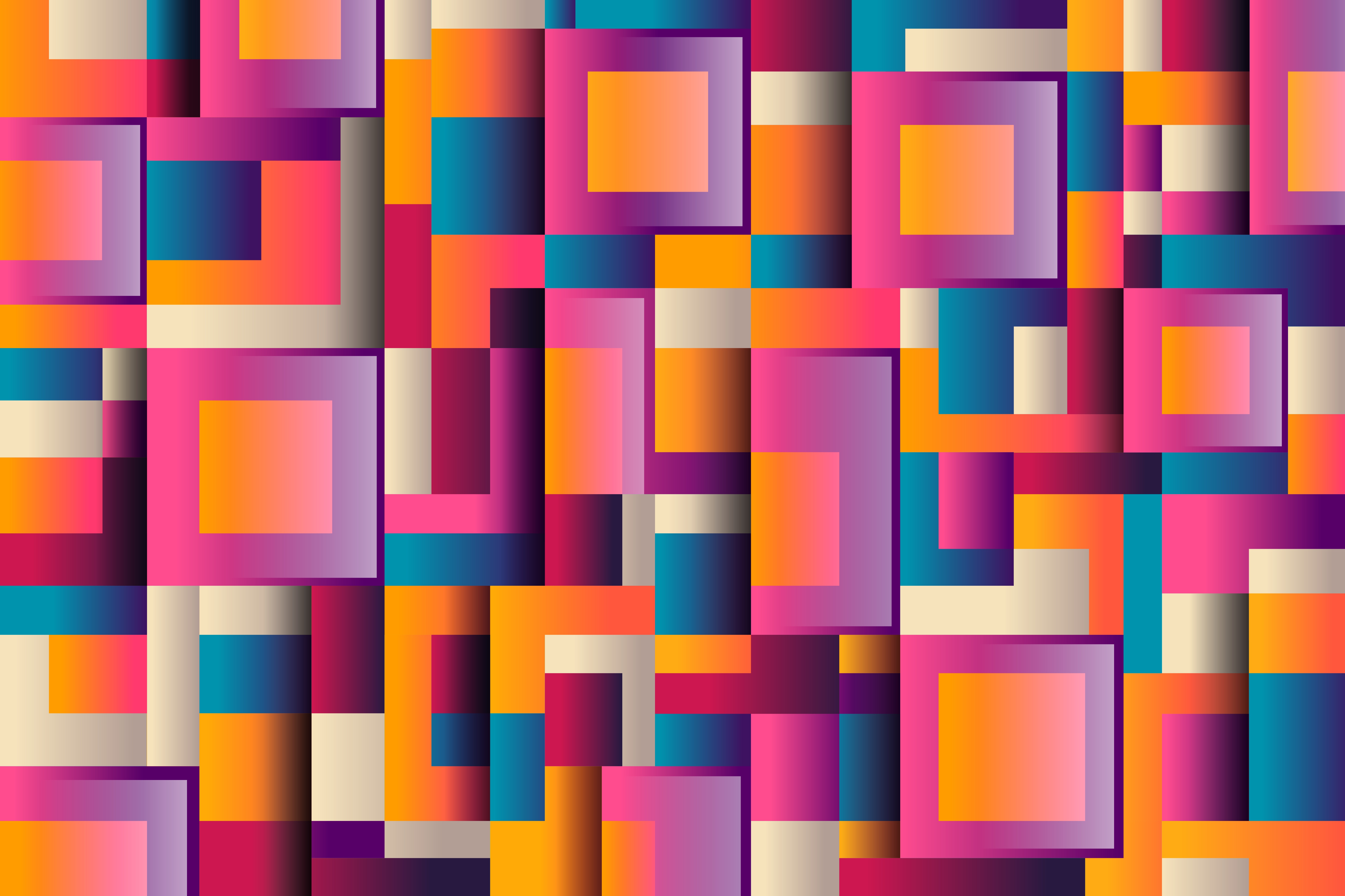 Free download wallpaper Abstract, Bright, Colors, Colorful, Square on your PC desktop