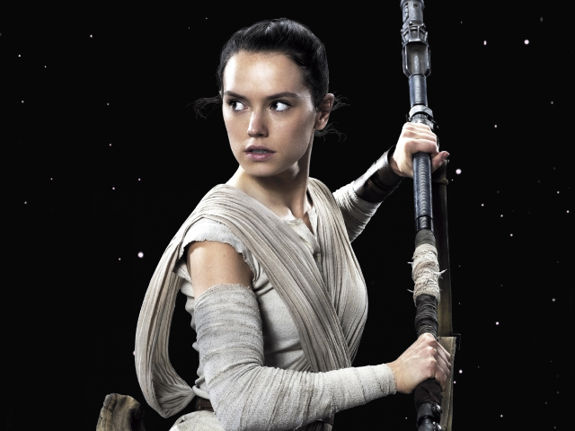 Download mobile wallpaper Star Wars, Movie, Star Wars Episode Vii: The Force Awakens, Daisy Ridley, Rey (Star Wars) for free.