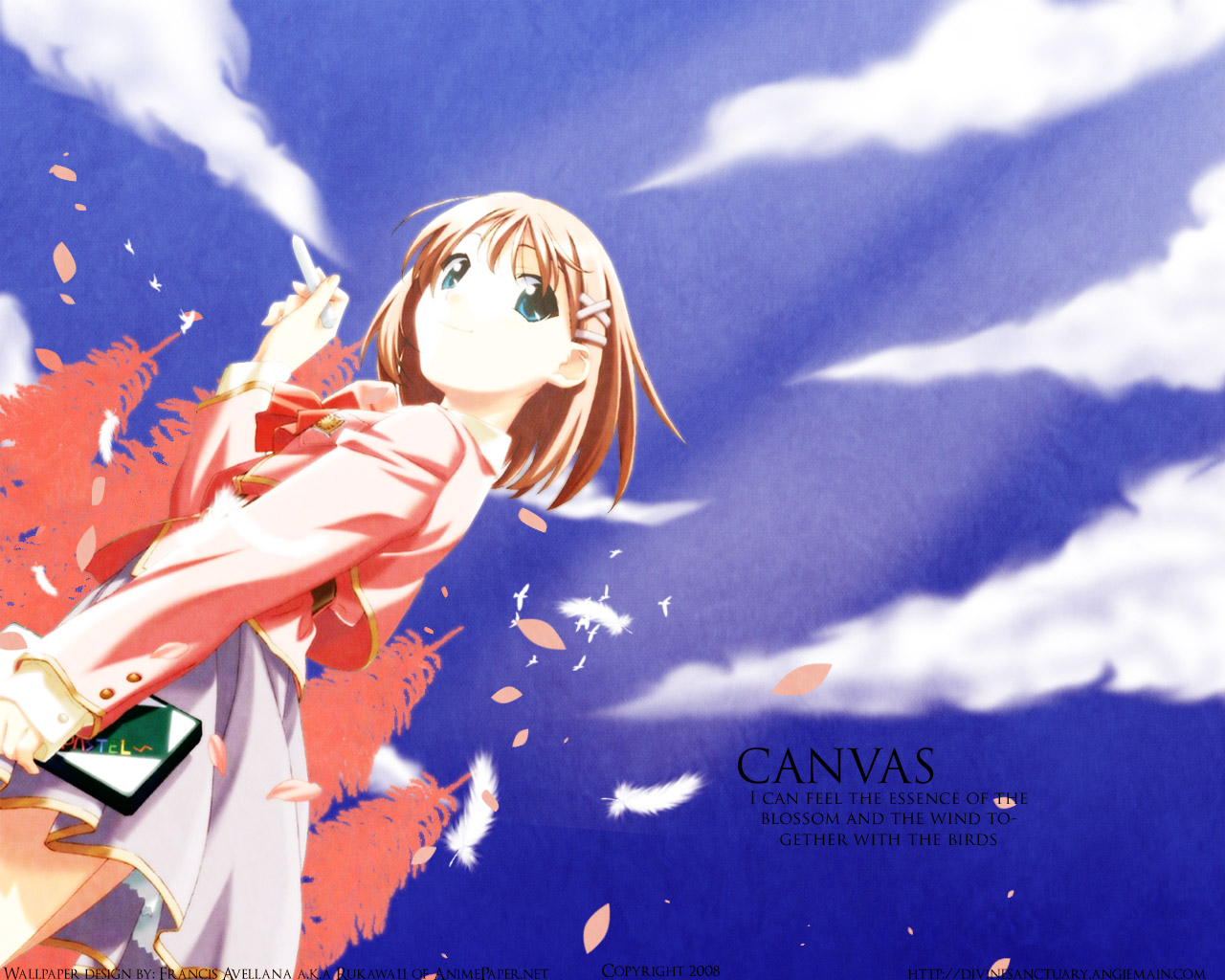 Laden Sie das Animes, Leinwand ~Sepia Iro Kein Motiv~-Bild kostenlos auf Ihren PC-Desktop herunter