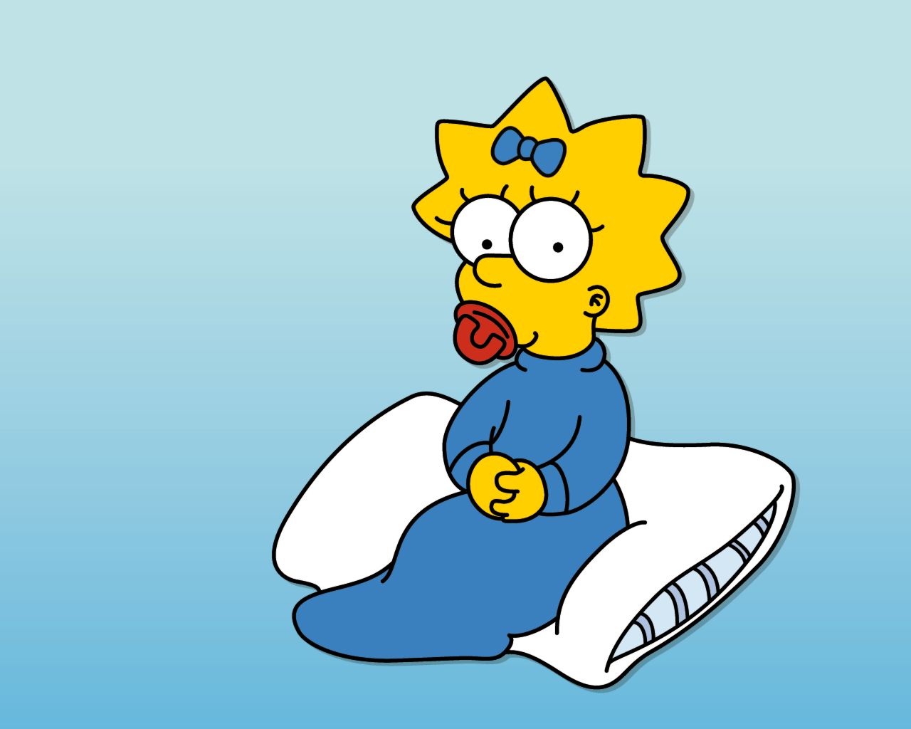 Laden Sie das Die Simpsons, Fernsehserien, Maggie Simpson-Bild kostenlos auf Ihren PC-Desktop herunter