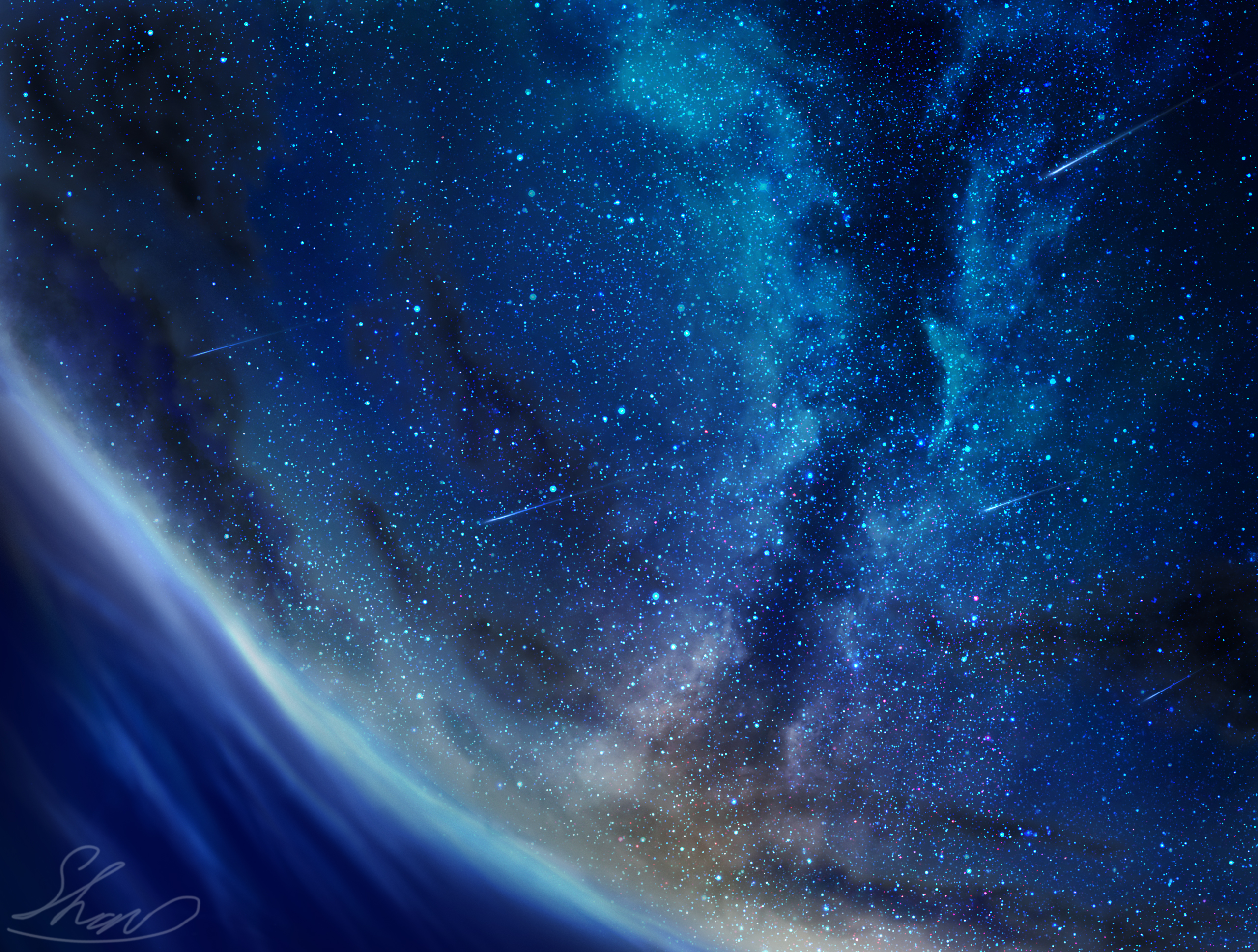 Laden Sie das Sterne, Science Fiction, Sternenklarer Himmel-Bild kostenlos auf Ihren PC-Desktop herunter