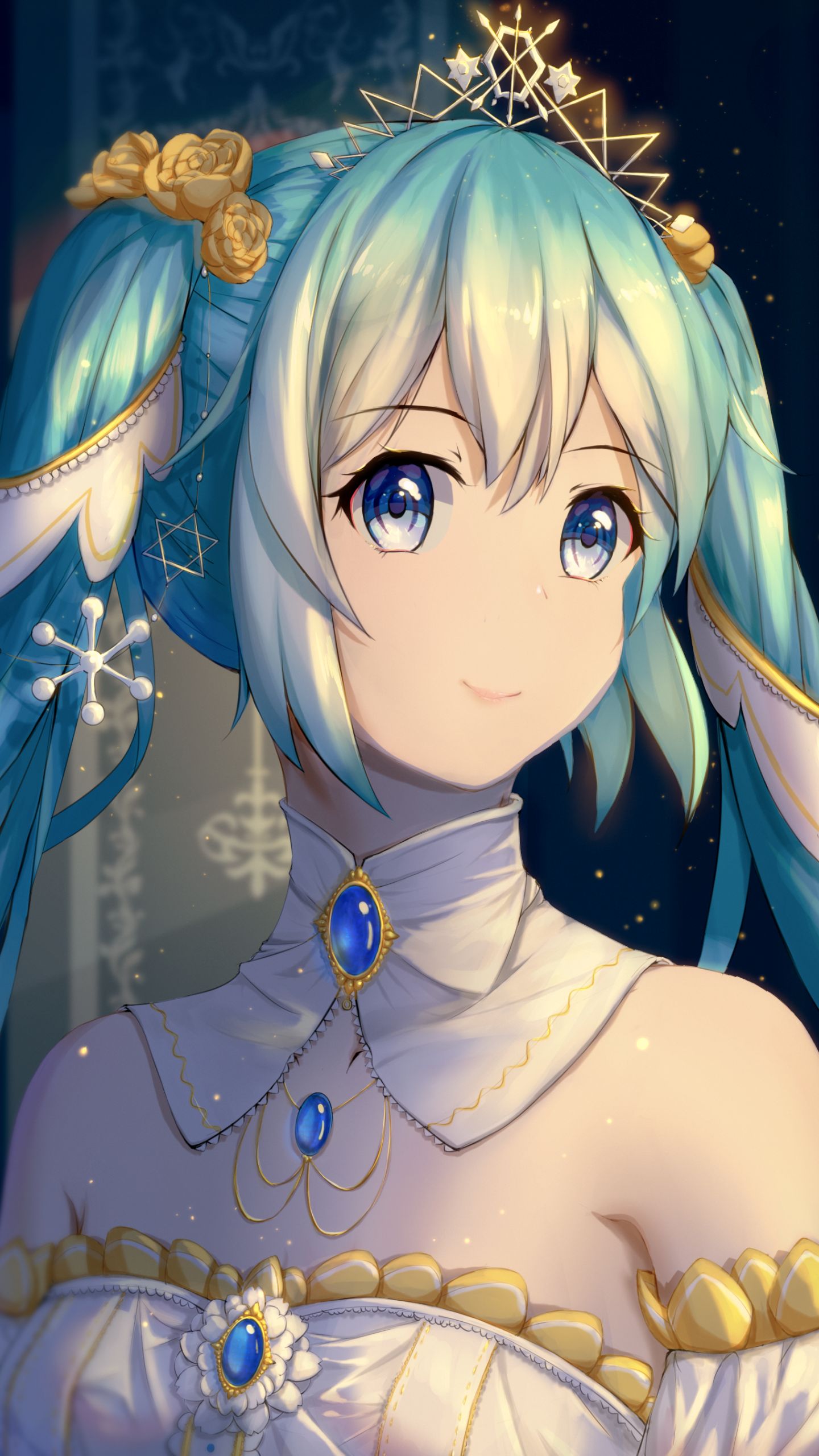 Download mobile wallpaper Anime, Vocaloid, Blue Hair, Hatsune Miku, Long Hair for free.