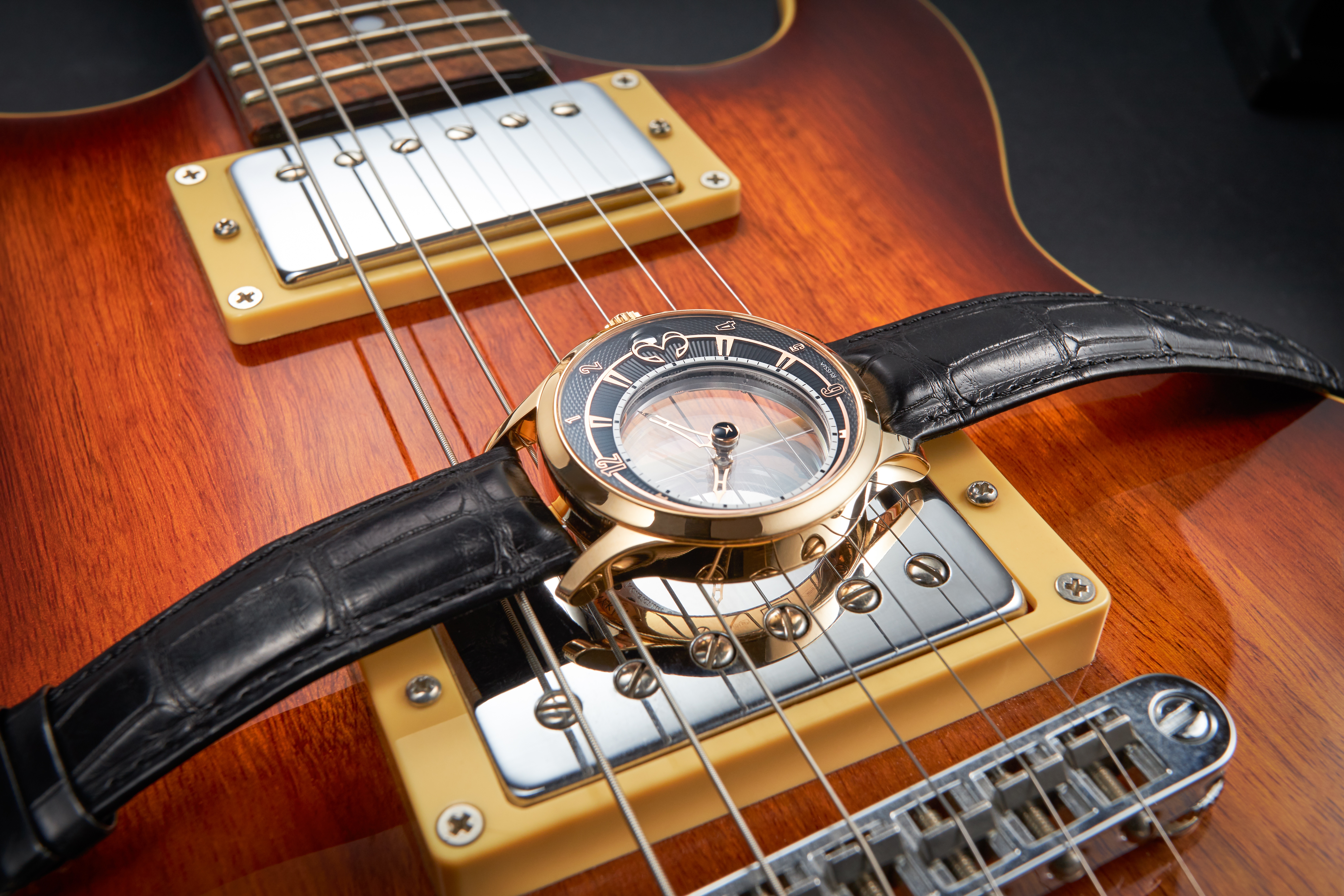 man made, watch, guitar, wristwatch