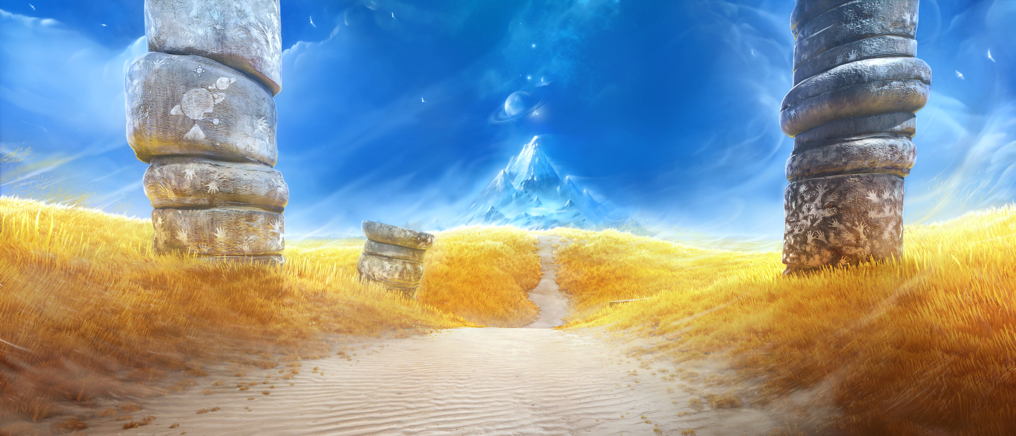Free download wallpaper Landscape, Sci Fi on your PC desktop