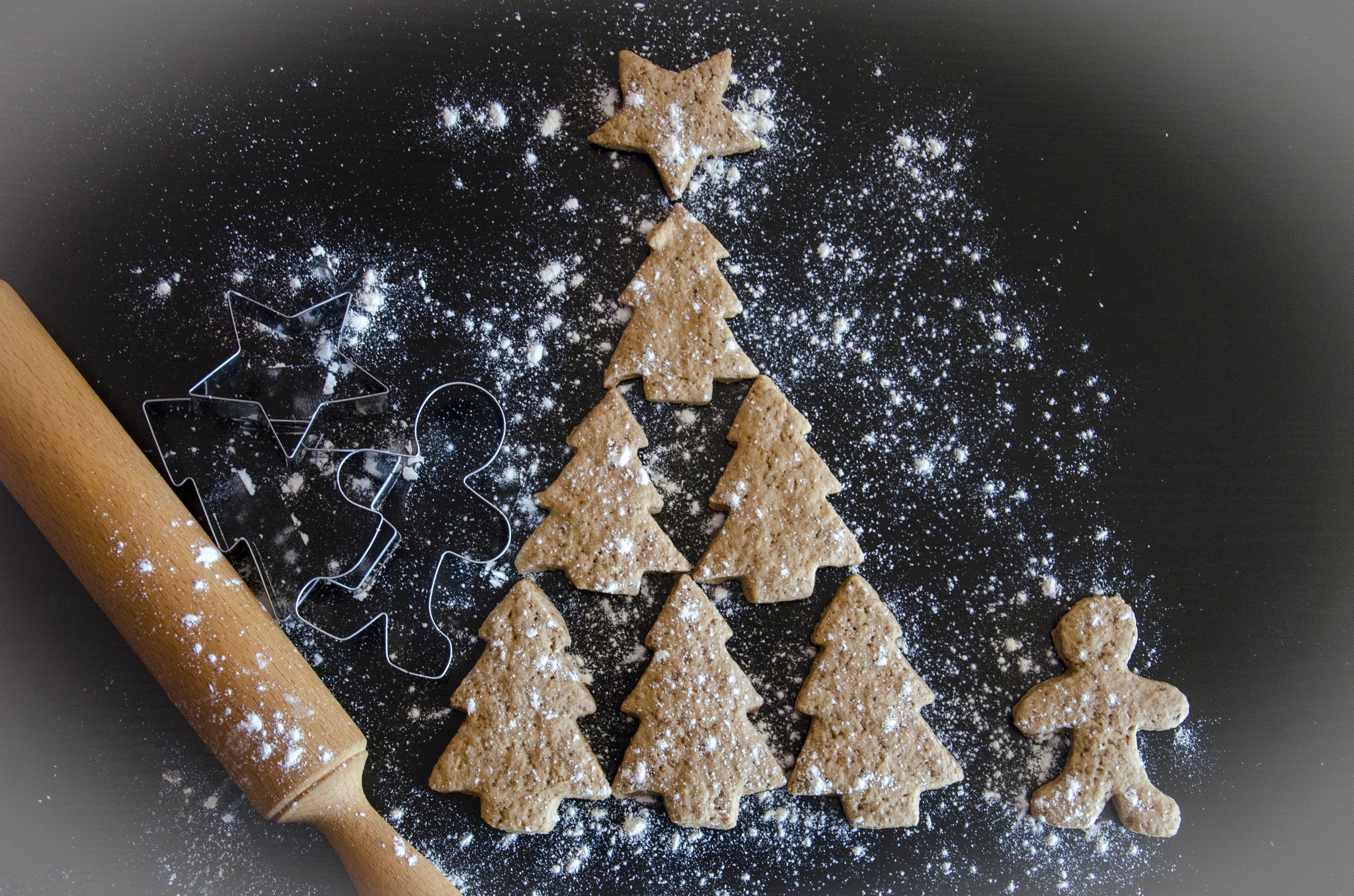 無料モバイル壁紙クリスマス, クッキー, 食べ物をダウンロードします。