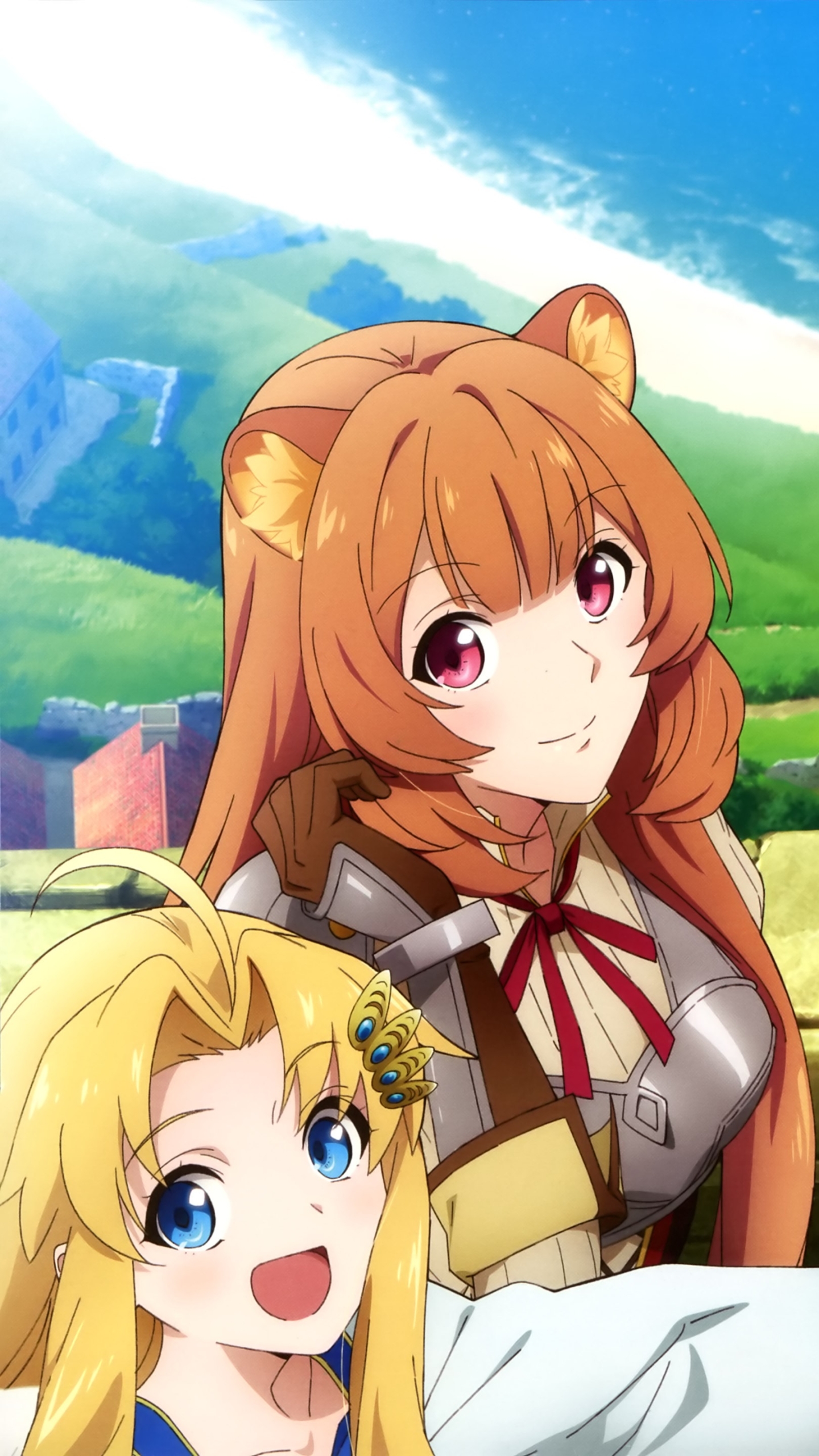 Téléchargez des papiers peints mobile Animé, Raphtalia (La Montée Du Héros Du Bouclier), The Rising Of The Shield Hero, Naofumi Iwatani gratuitement.