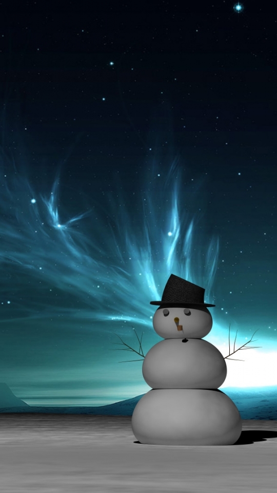 Скачать картинку Зима, Рождество, Снеговик, Праздничные в телефон бесплатно.