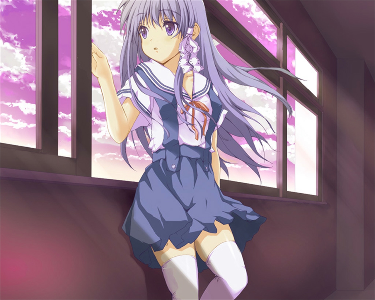 Téléchargez des papiers peints mobile Animé, Kyou Fujibayashi, Clannad gratuitement.