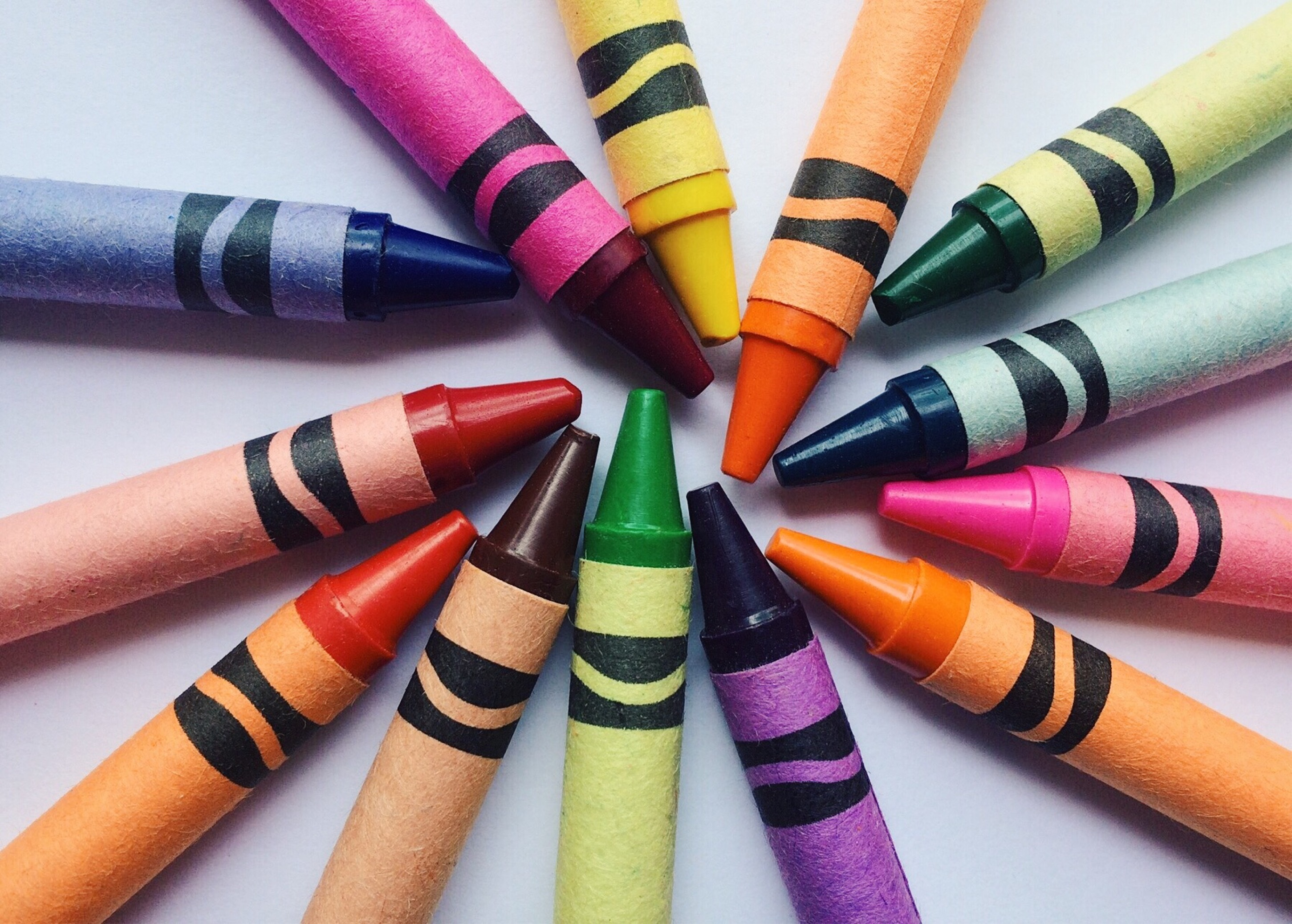 70478 завантажити шпалери різне, різнобарвний, строката, кольорові олівці, воскові олівці - заставки і картинки безкоштовно