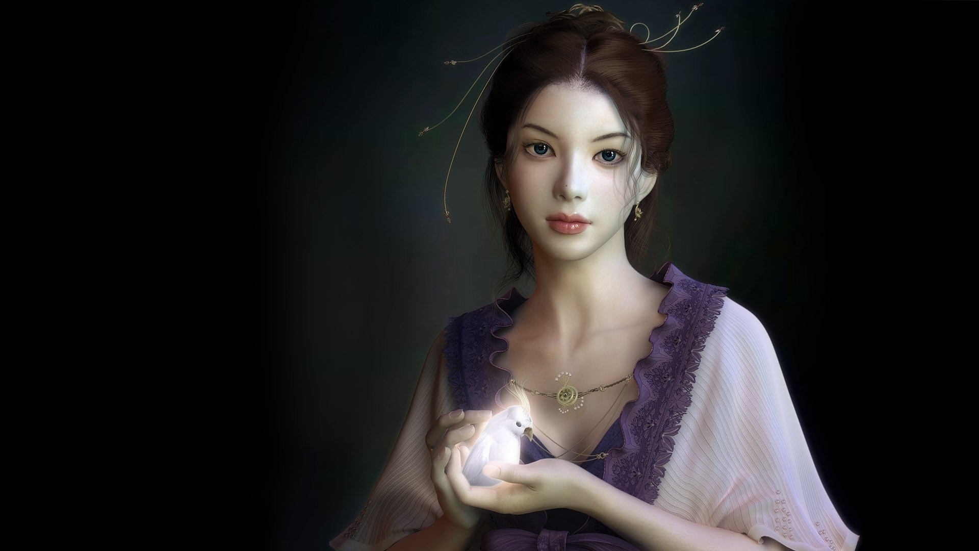 Laden Sie das Fantasie, Frauen, Asiatinnen-Bild kostenlos auf Ihren PC-Desktop herunter