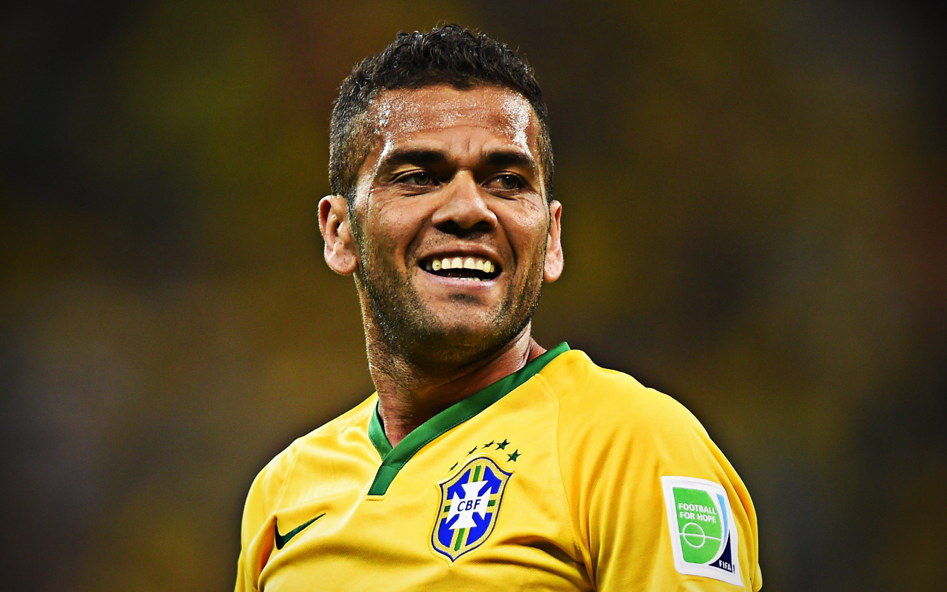 Baixar papel de parede para celular de Esportes, Futebol, Seleção Brasileira De Futebol, Daniel Alves gratuito.