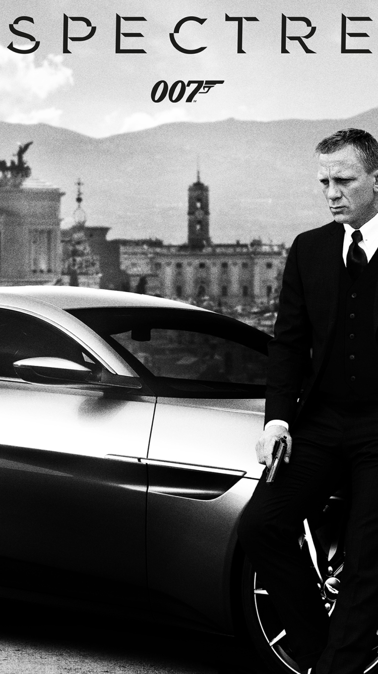 Download mobile wallpaper James Bond, Daniel Craig, Movie, Spectre, Spectre (Movie), Aston Martin Db10 for free.