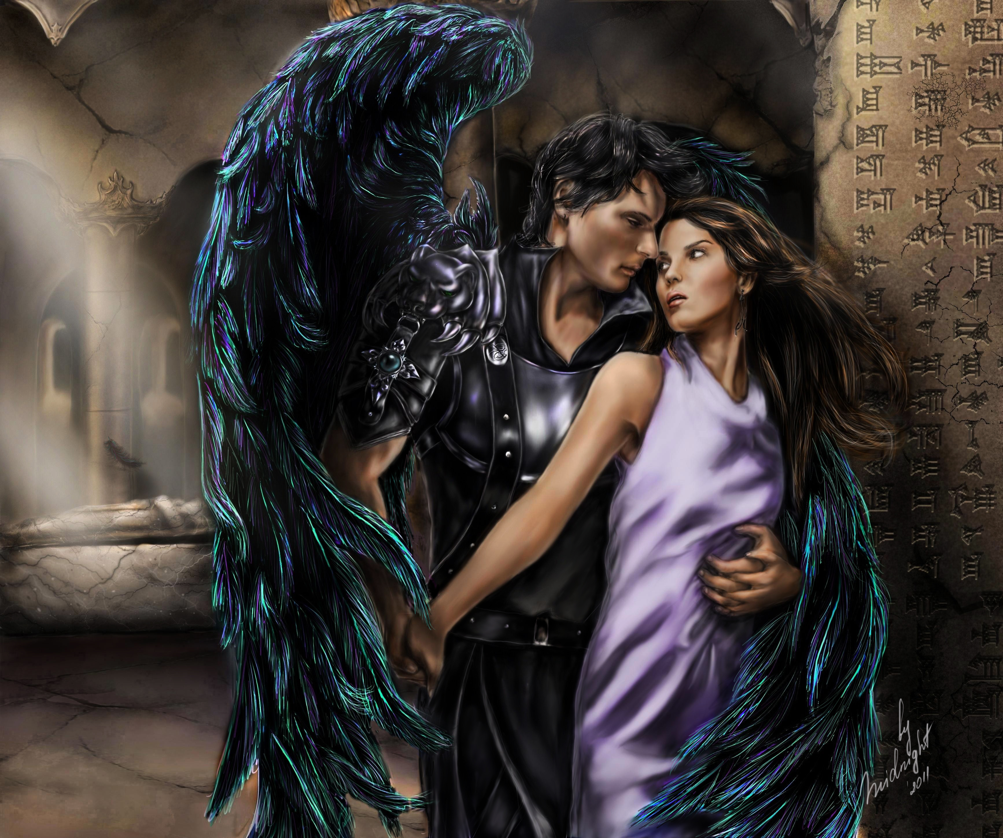 Free download wallpaper Fantasy, Angel Warrior on your PC desktop