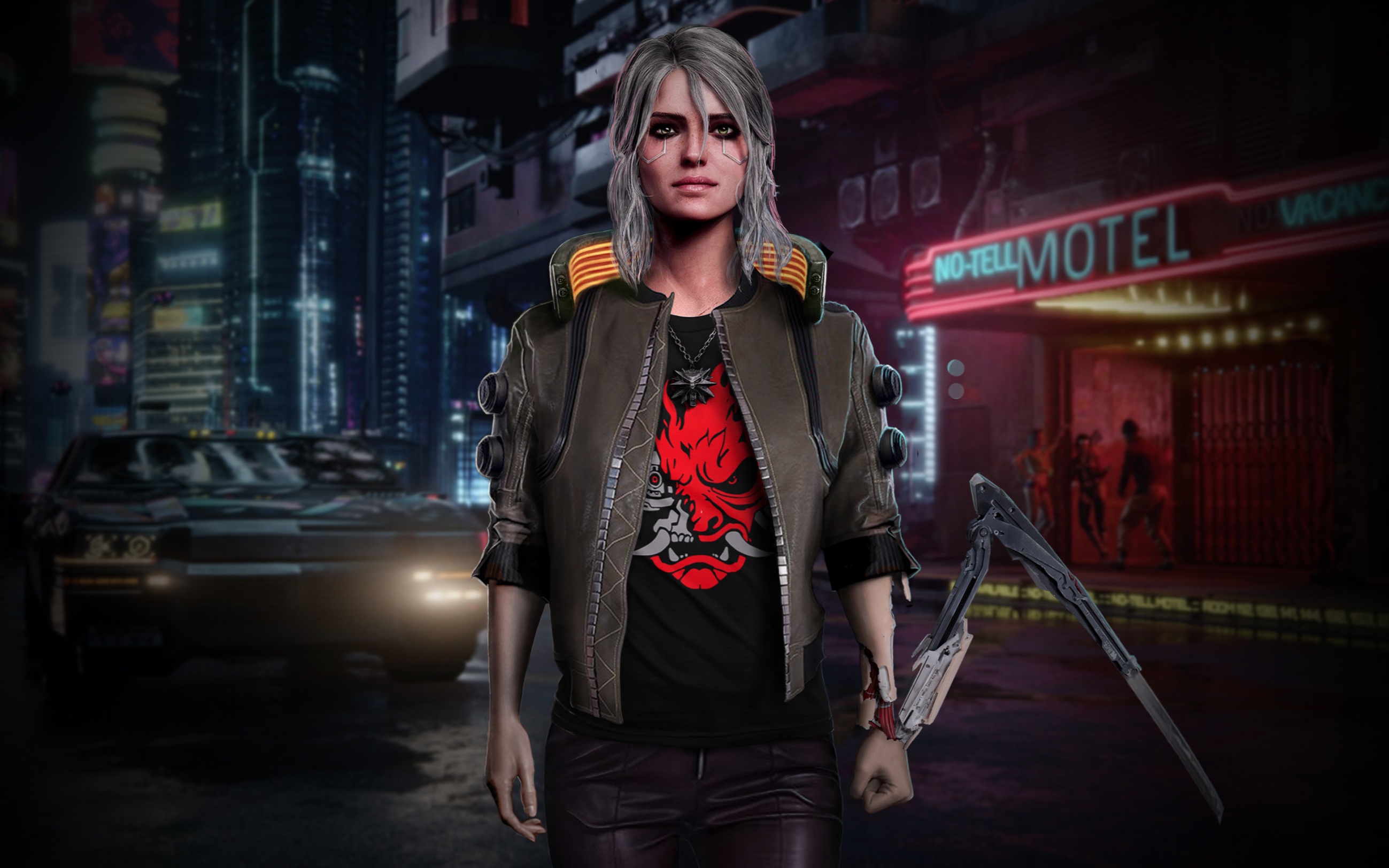 Download mobile wallpaper Video Game, Cyberpunk 2077, Ciri (The Witcher) for free.