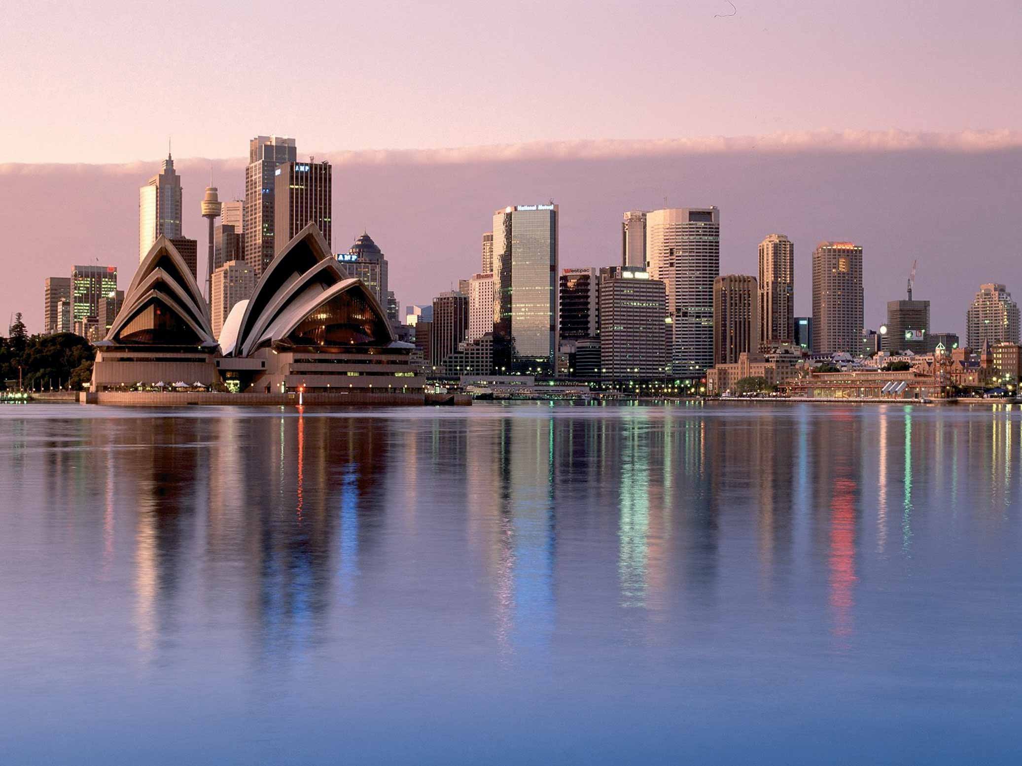 Скачать обои бесплатно Города, Сидней, Австралия, Сиднейский Оперный Театр, Сделано Человеком картинка на рабочий стол ПК