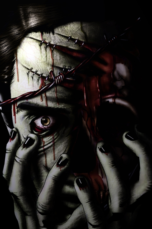 Download mobile wallpaper Dark, Evil, Horror, Zombie for free.