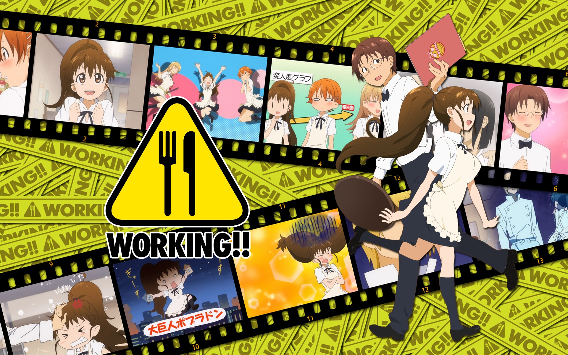 590420 Hintergrundbild herunterladen animes, arbeiten!! - Bildschirmschoner und Bilder kostenlos
