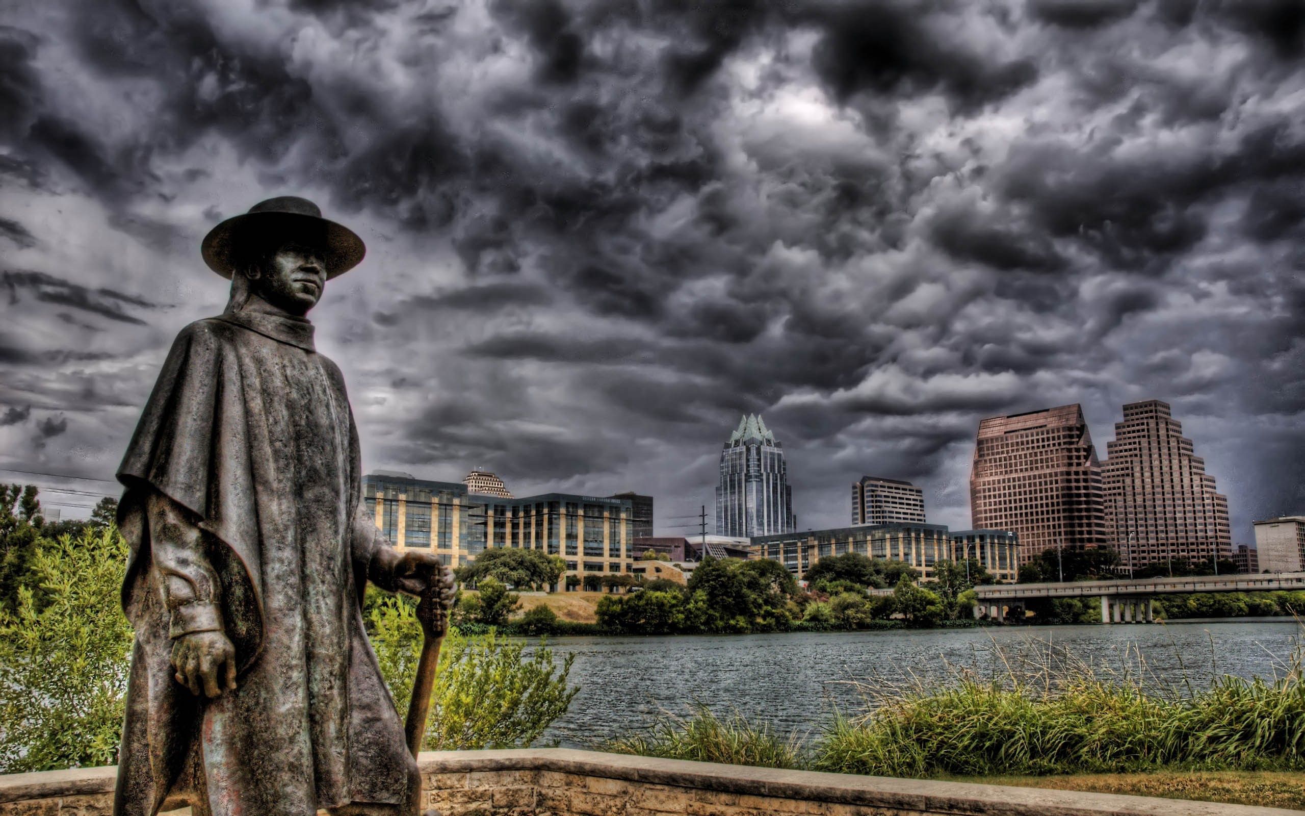 wallpapers hdr, cities, rivers, building, monument, cowboy james storm