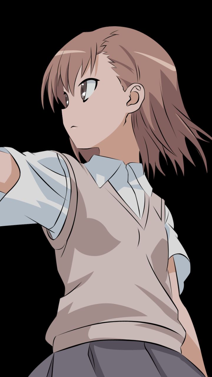 Download mobile wallpaper Anime, School Uniform, Brown Eyes, Brown Hair, Short Hair, Mikoto Misaka, A Certain Magical Index for free.