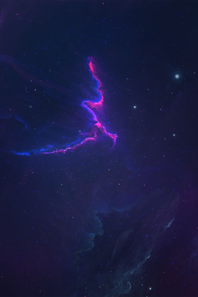 Descarga gratuita de fondo de pantalla para móvil de Violeta, Nebulosa, Espacio, Púrpura, Ciencia Ficción, Cosmos.