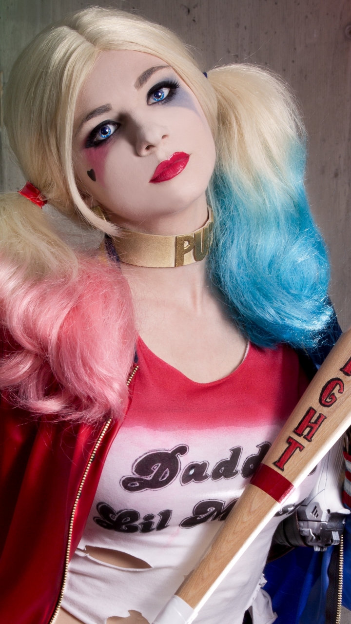 Descarga gratuita de fondo de pantalla para móvil de Mujeres, Harley Quinn, Cosplay.