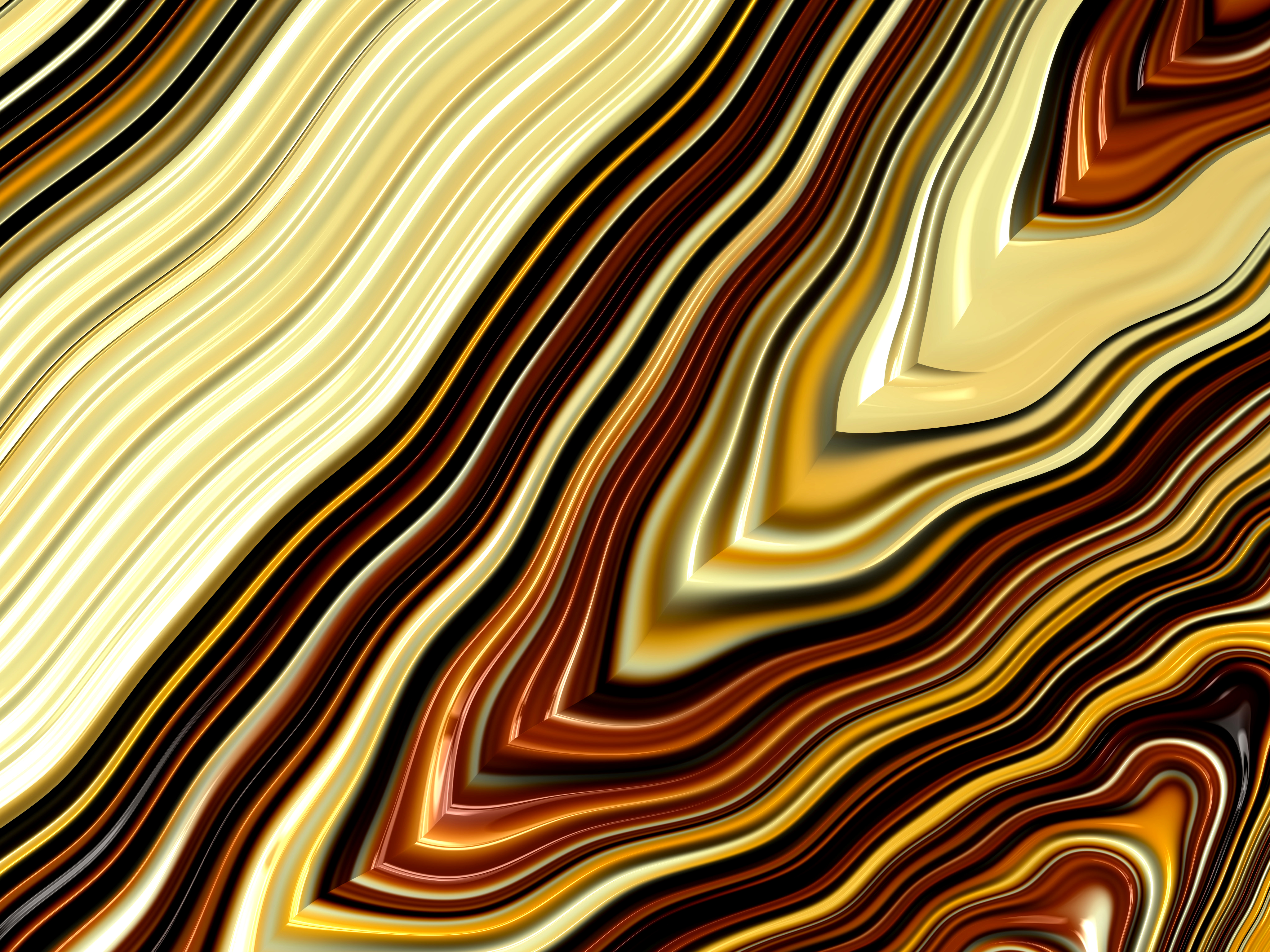 Download mobile wallpaper Waves, Streaks, Stripes, Abstract, Fractal for free.