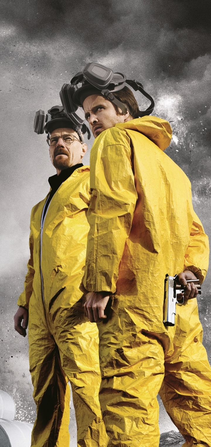 Handy-Wallpaper Breaking Bad, Fernsehserien, Bryan Cranston, Walter White, Jesse Pinkmann, Aaron Paul kostenlos herunterladen.