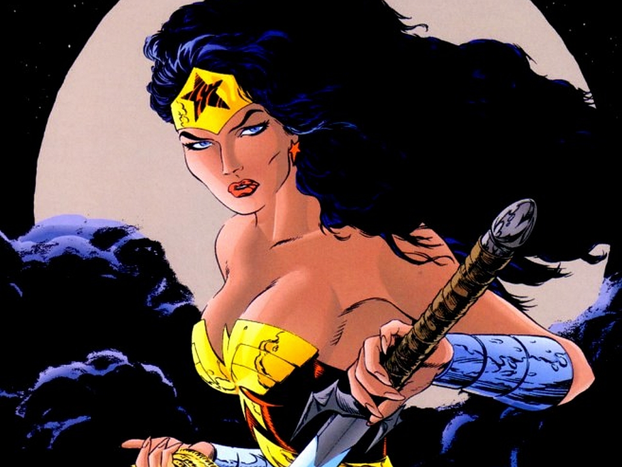 Handy-Wallpaper Comics, Wonderwoman kostenlos herunterladen.